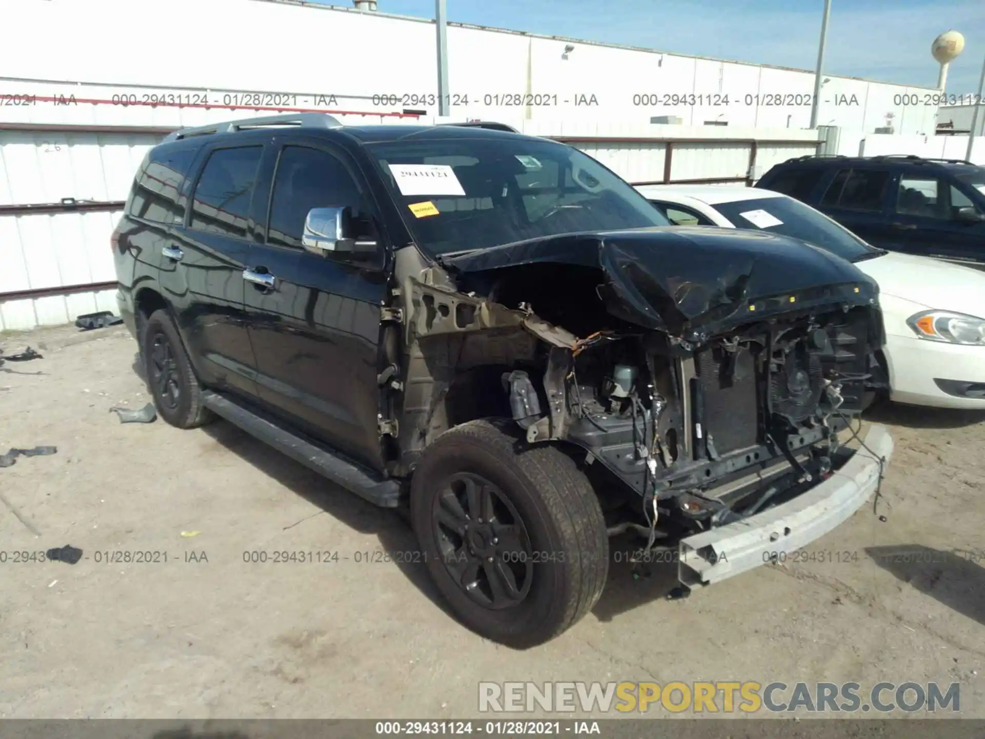 1 Photograph of a damaged car 5TDBY5G14KS168866 TOYOTA SEQUOIA 2019