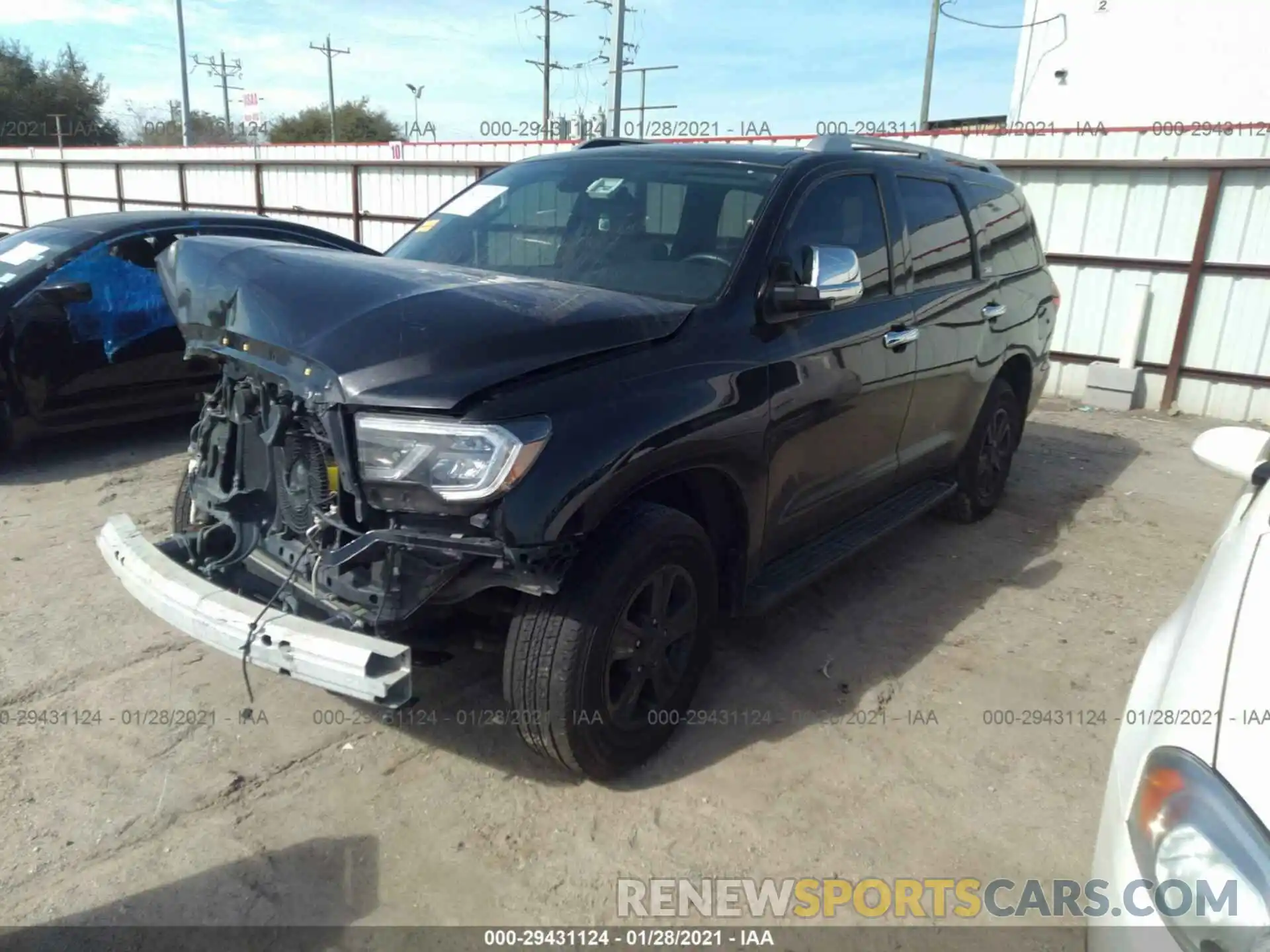 2 Photograph of a damaged car 5TDBY5G14KS168866 TOYOTA SEQUOIA 2019