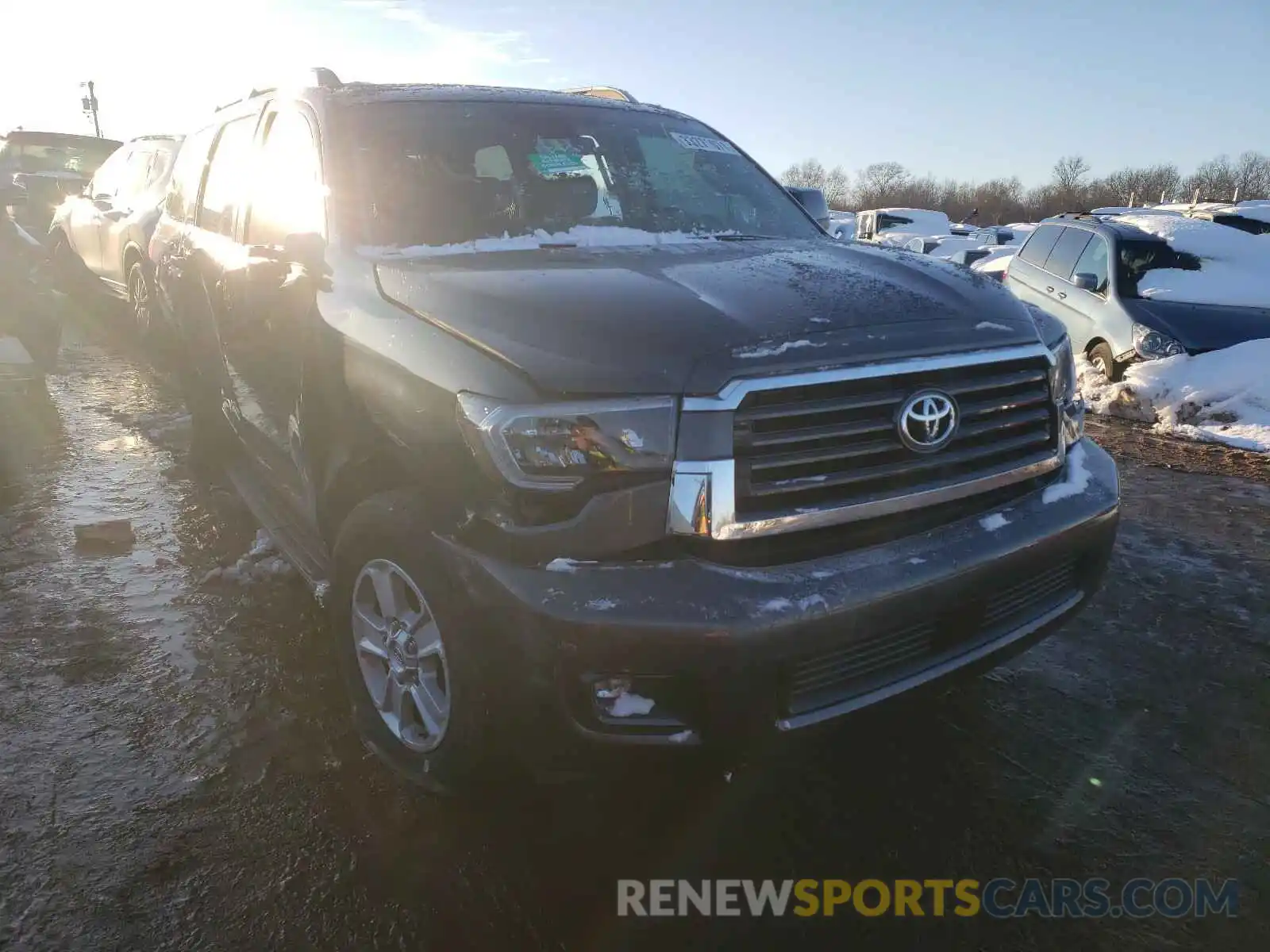 1 Photograph of a damaged car 5TDBY5G14KS170973 TOYOTA SEQUOIA 2019