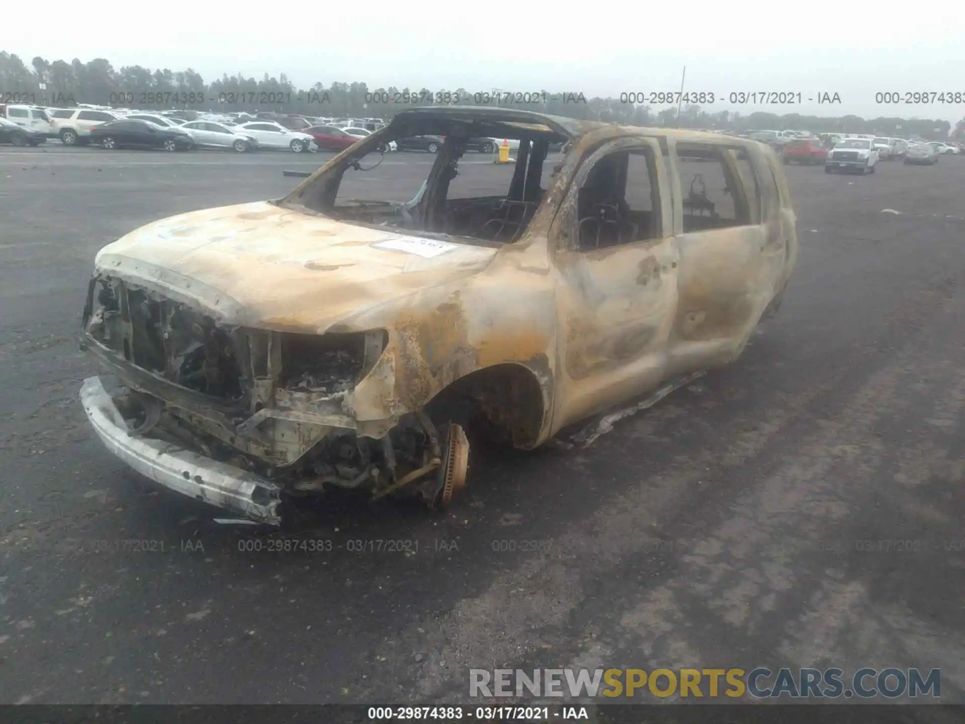 2 Photograph of a damaged car 5TDBY5G15KS169346 TOYOTA SEQUOIA 2019