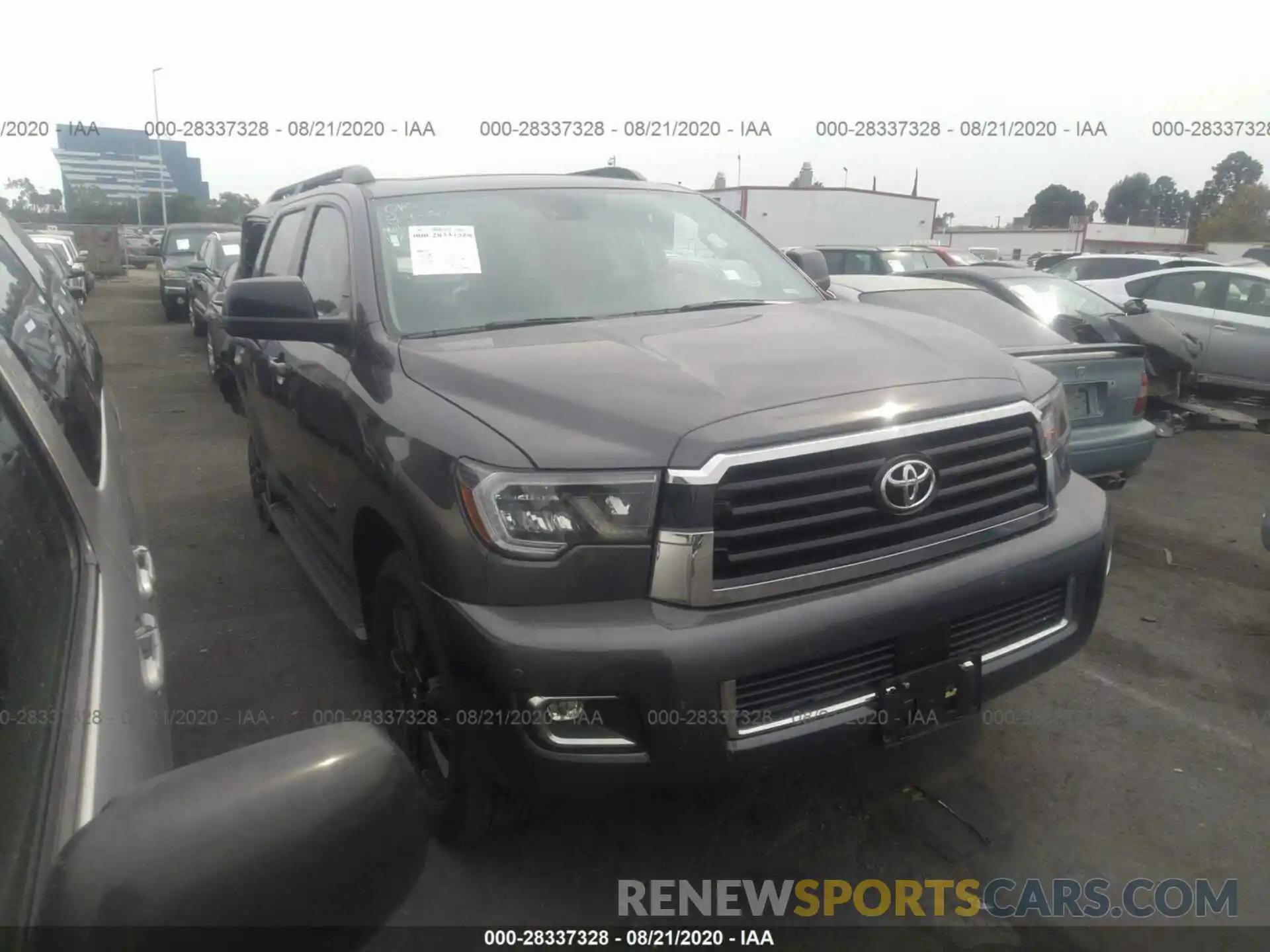 1 Photograph of a damaged car 5TDBY5G15KS171131 TOYOTA SEQUOIA 2019