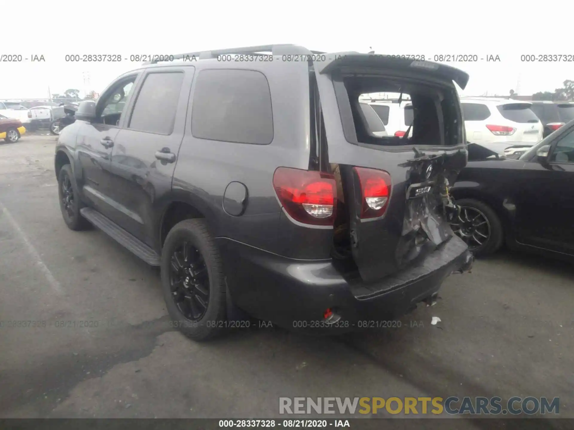 3 Фотография поврежденного автомобиля 5TDBY5G15KS171131 TOYOTA SEQUOIA 2019