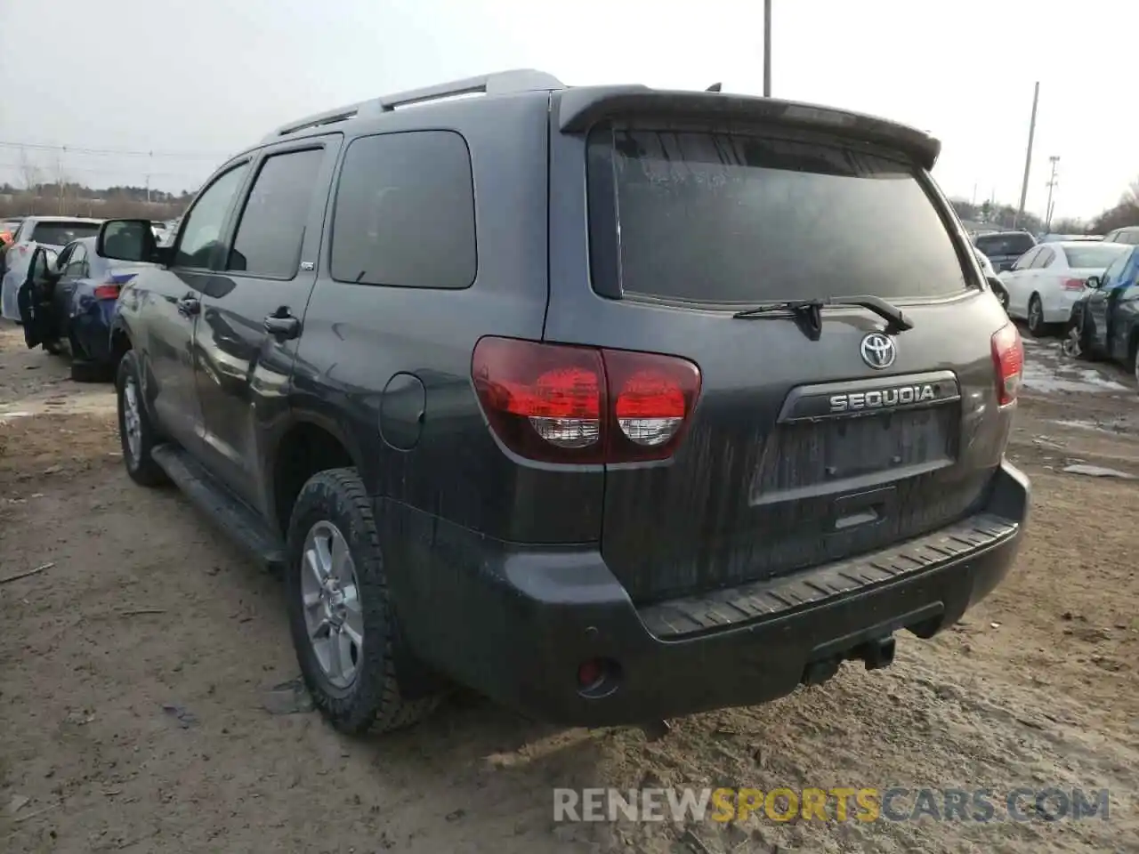 3 Фотография поврежденного автомобиля 5TDBY5G16KS169663 TOYOTA SEQUOIA 2019