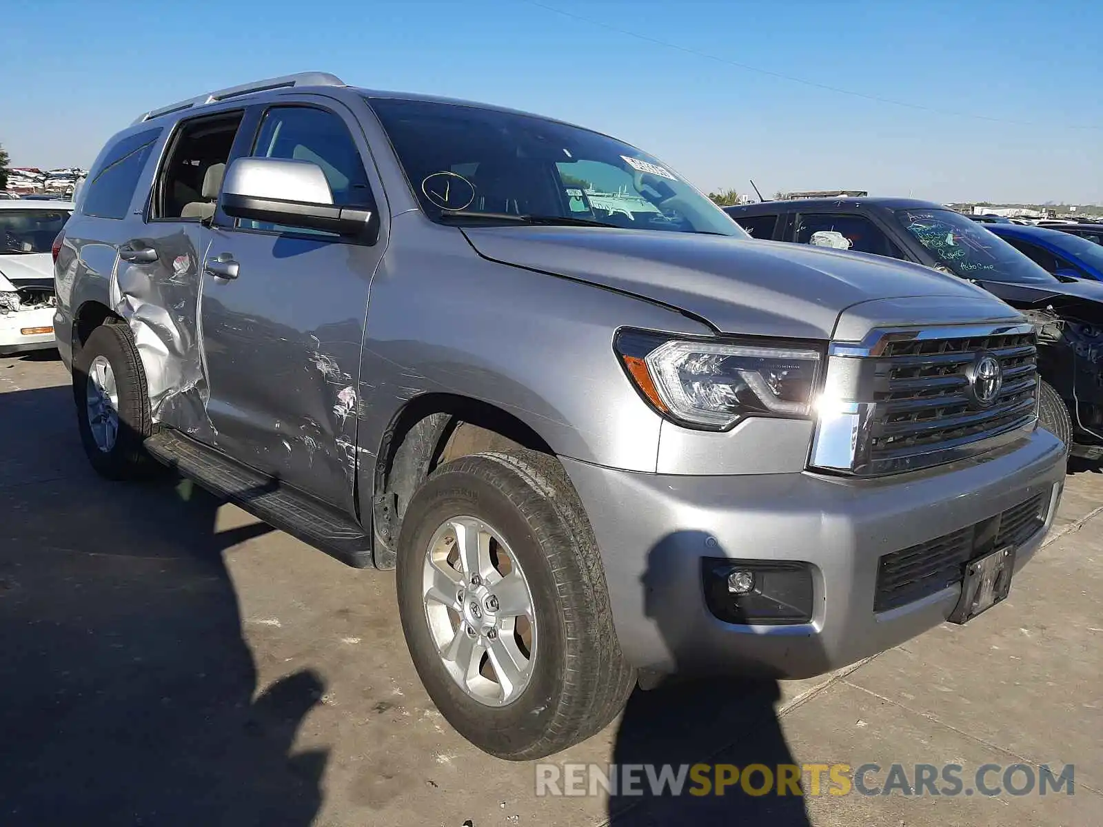 1 Photograph of a damaged car 5TDBY5G16KS170022 TOYOTA SEQUOIA 2019