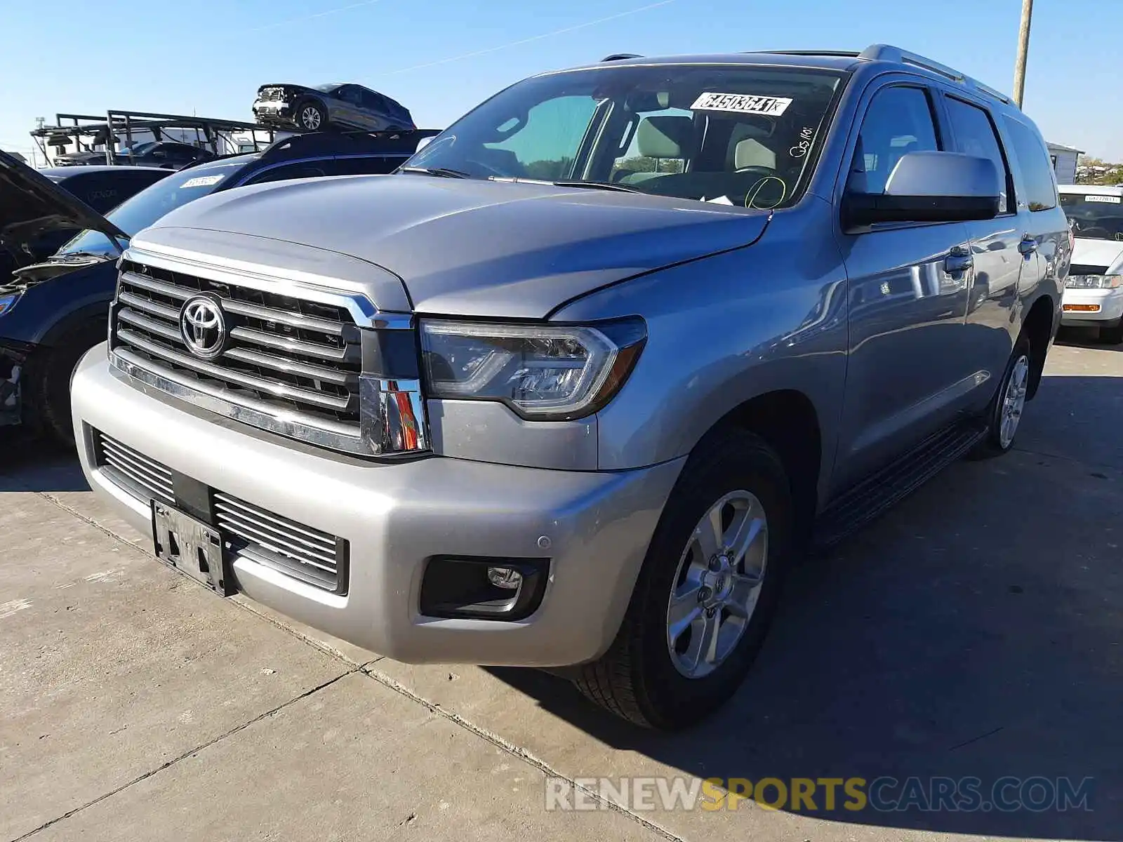 2 Photograph of a damaged car 5TDBY5G16KS170022 TOYOTA SEQUOIA 2019