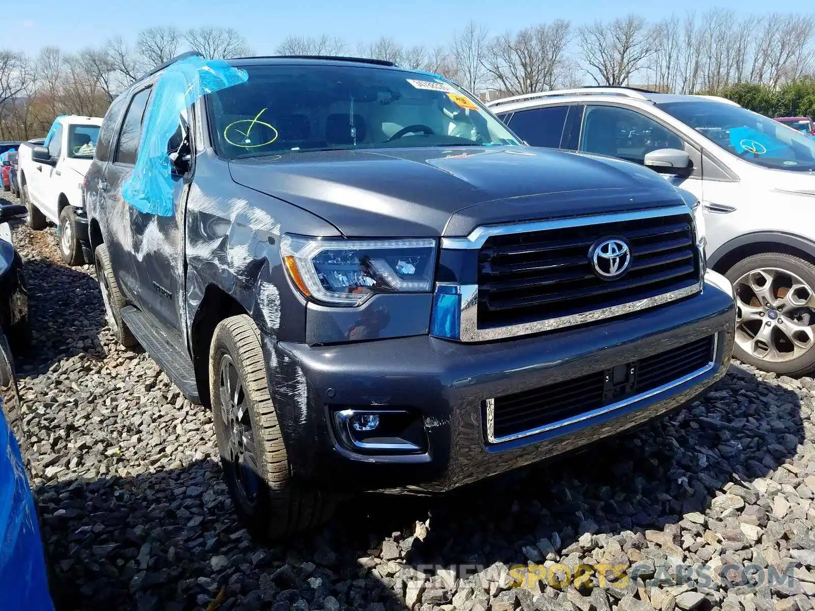 1 Photograph of a damaged car 5TDBY5G16KS170053 TOYOTA SEQUOIA 2019