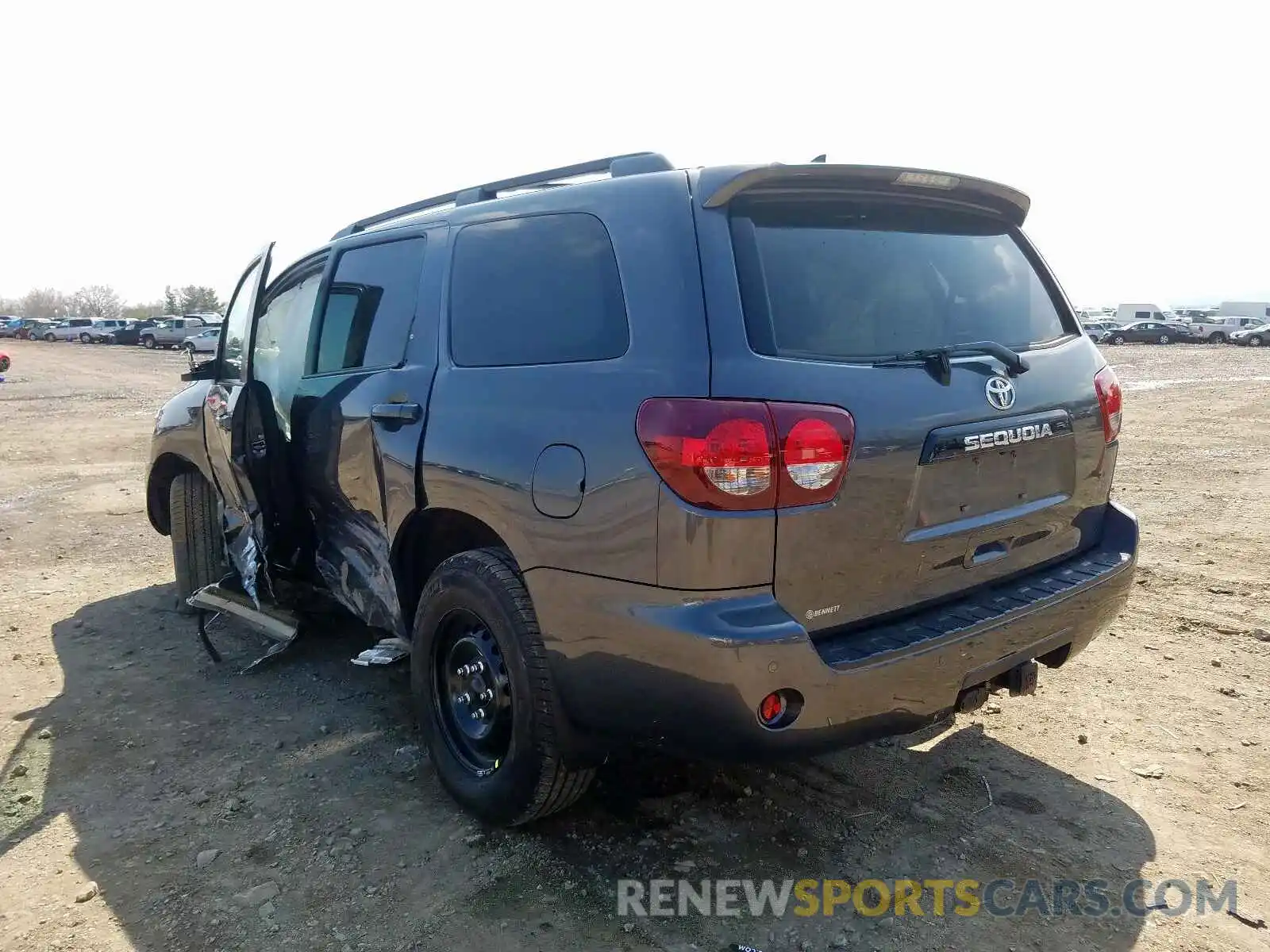 3 Фотография поврежденного автомобиля 5TDBY5G16KS170053 TOYOTA SEQUOIA 2019