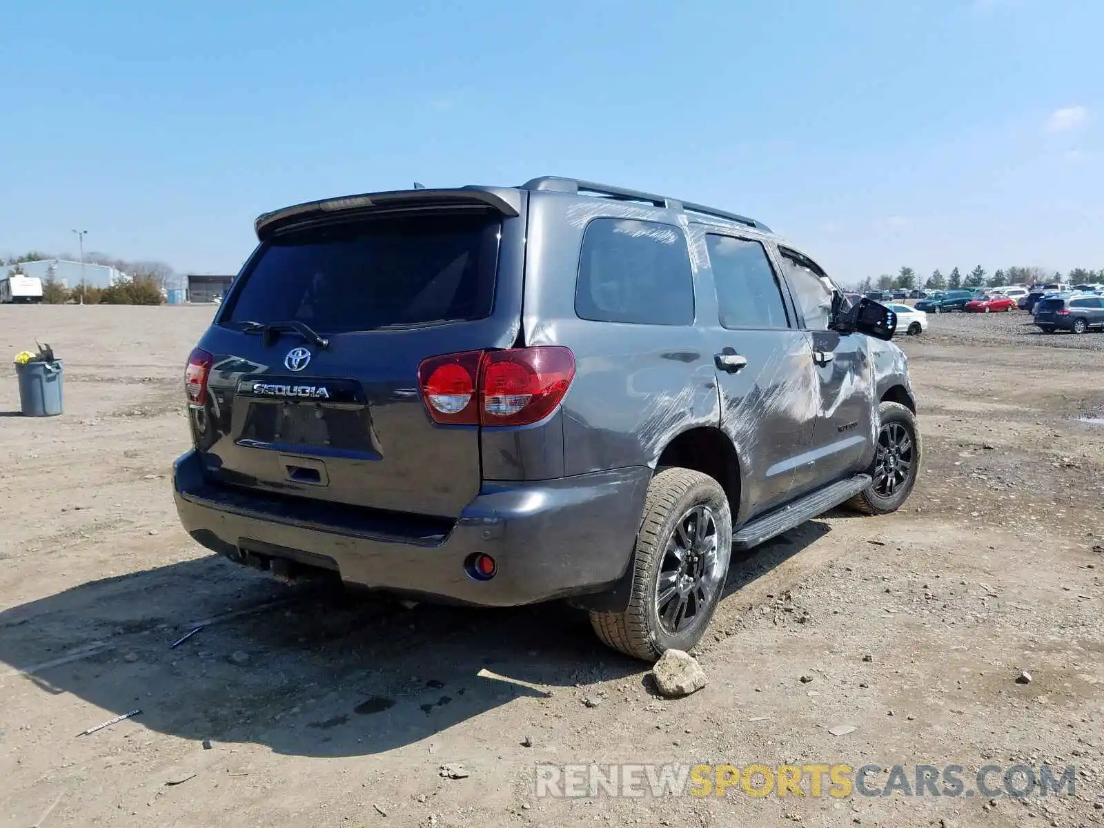 4 Фотография поврежденного автомобиля 5TDBY5G16KS170053 TOYOTA SEQUOIA 2019