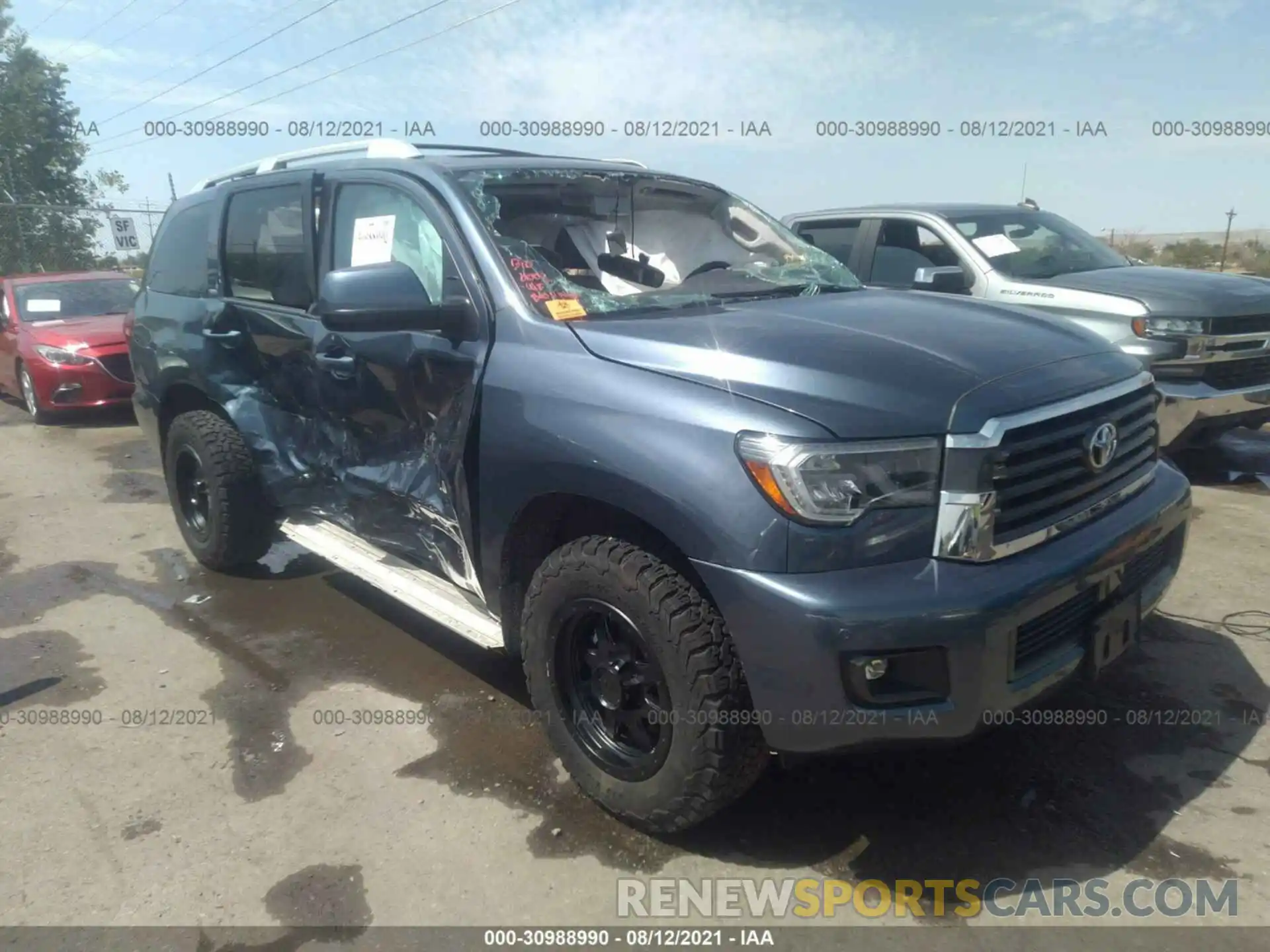 1 Photograph of a damaged car 5TDBY5G16KS171090 TOYOTA SEQUOIA 2019