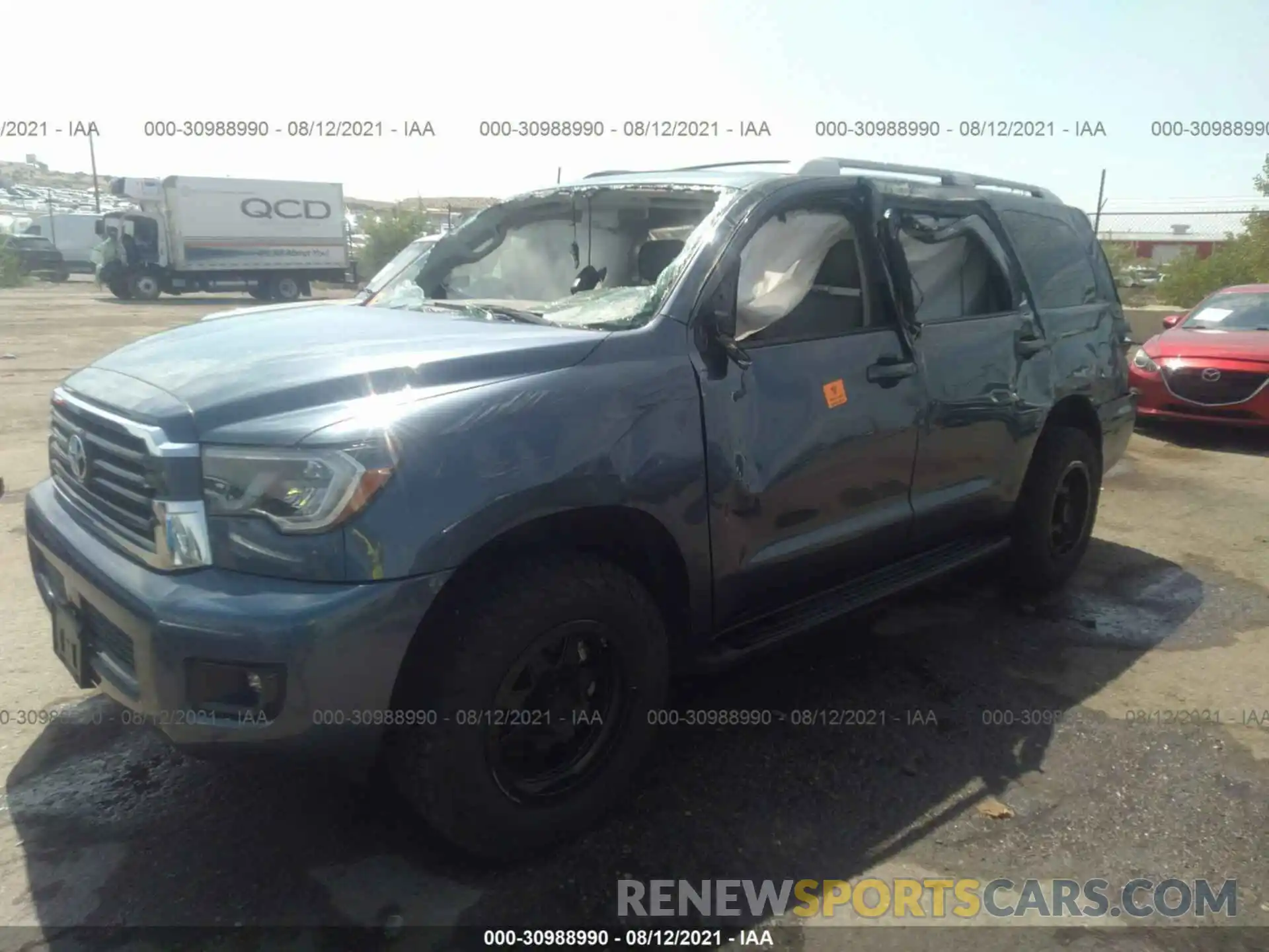 2 Фотография поврежденного автомобиля 5TDBY5G16KS171090 TOYOTA SEQUOIA 2019