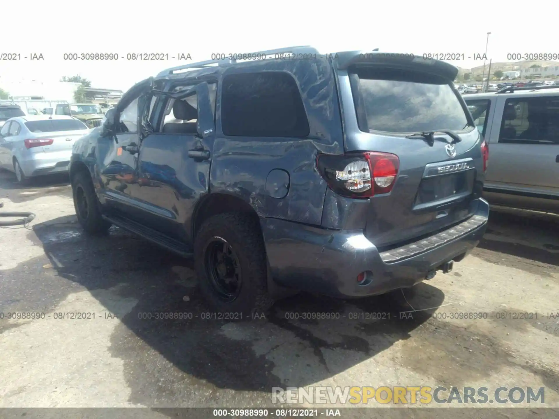 3 Photograph of a damaged car 5TDBY5G16KS171090 TOYOTA SEQUOIA 2019