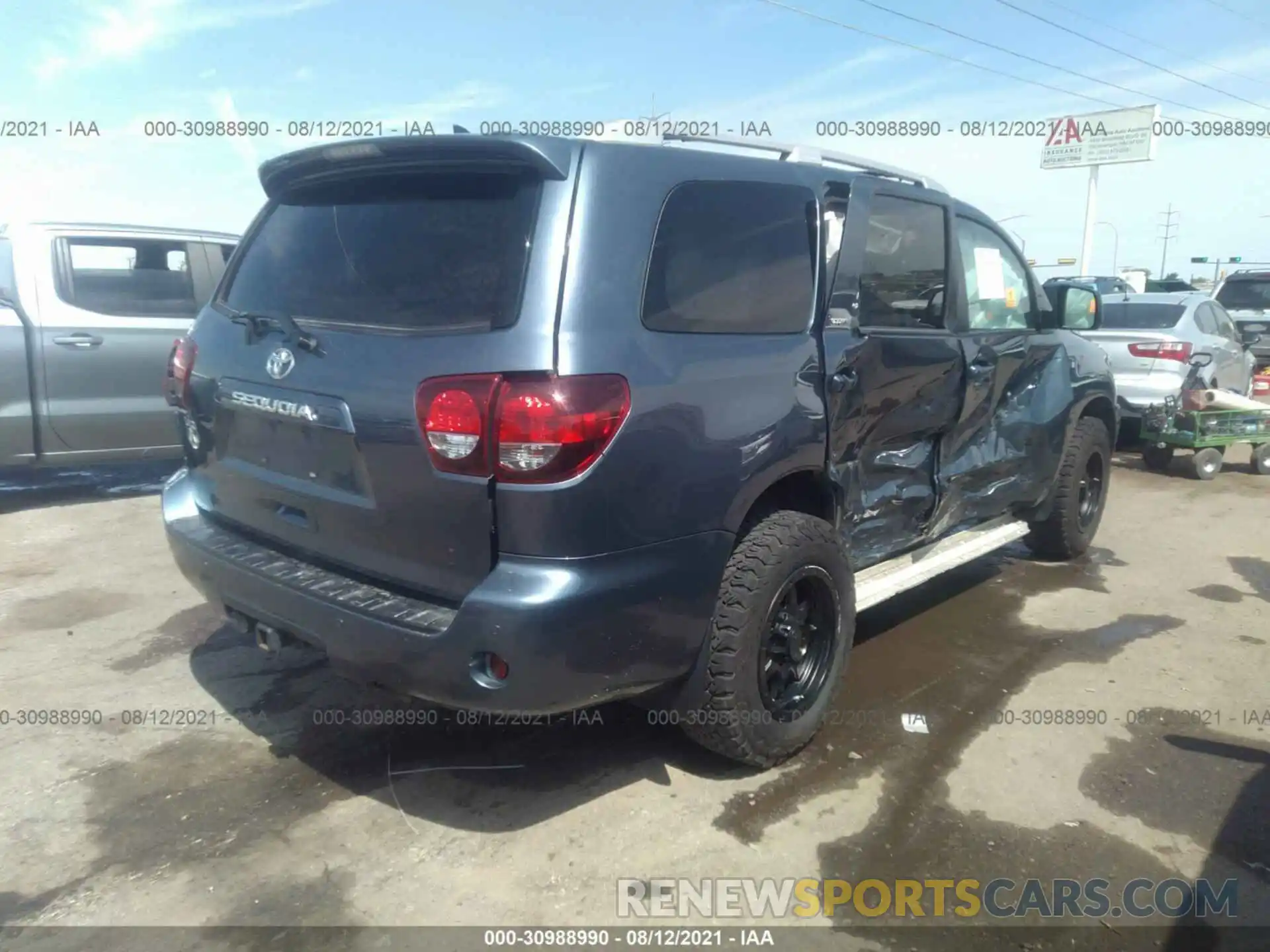 4 Фотография поврежденного автомобиля 5TDBY5G16KS171090 TOYOTA SEQUOIA 2019