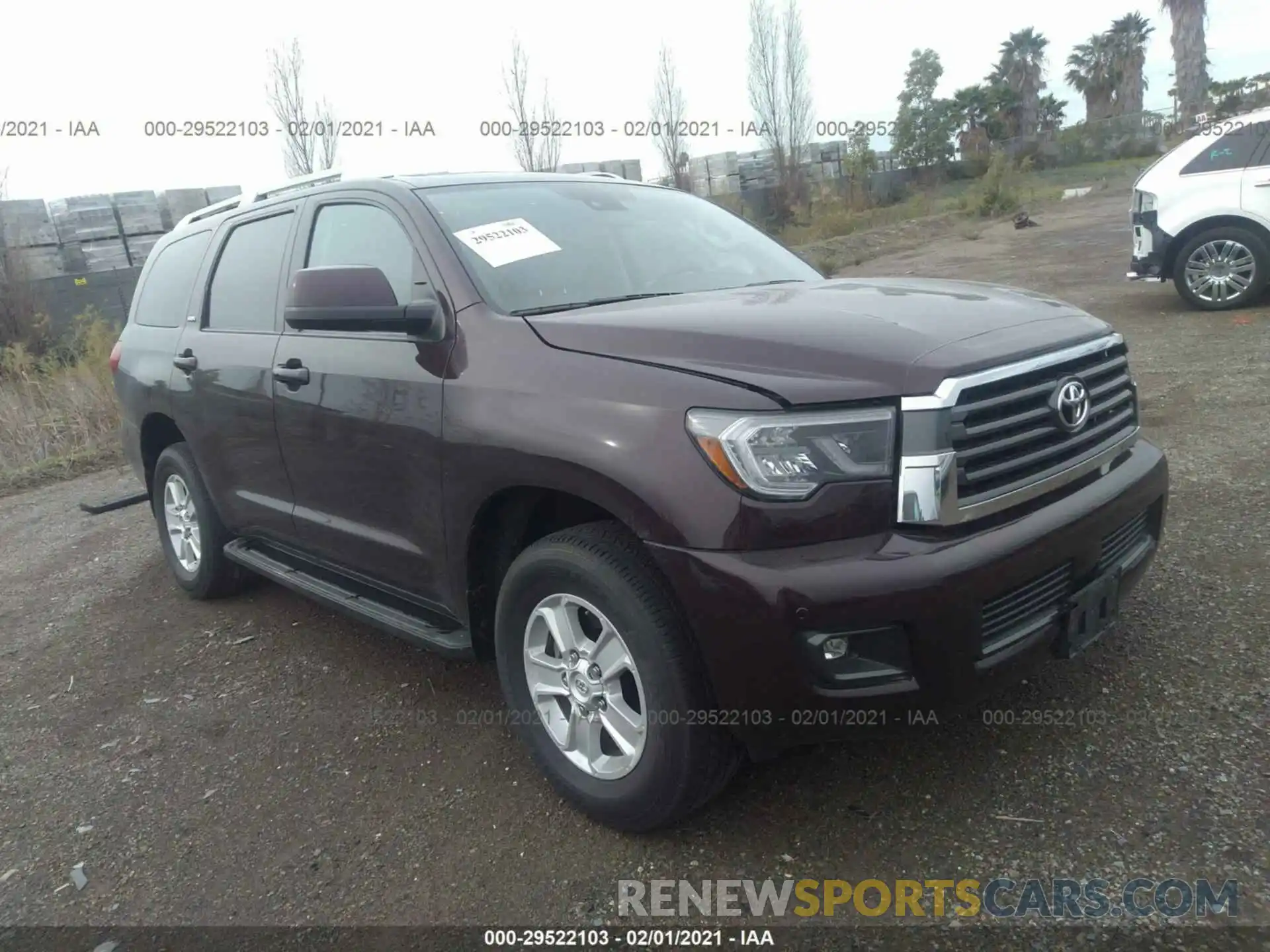 1 Photograph of a damaged car 5TDBY5G16KS173468 TOYOTA SEQUOIA 2019