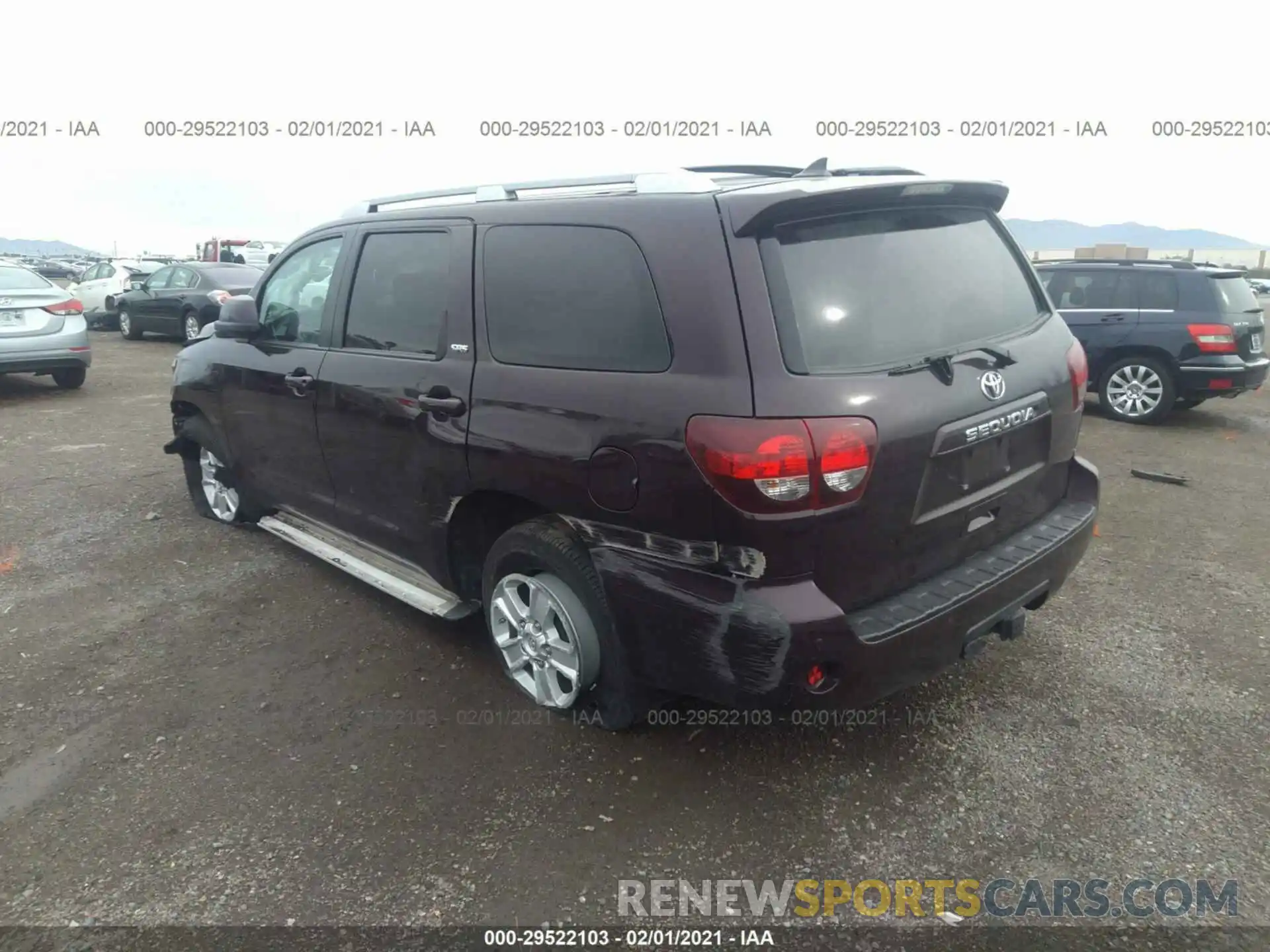 3 Photograph of a damaged car 5TDBY5G16KS173468 TOYOTA SEQUOIA 2019