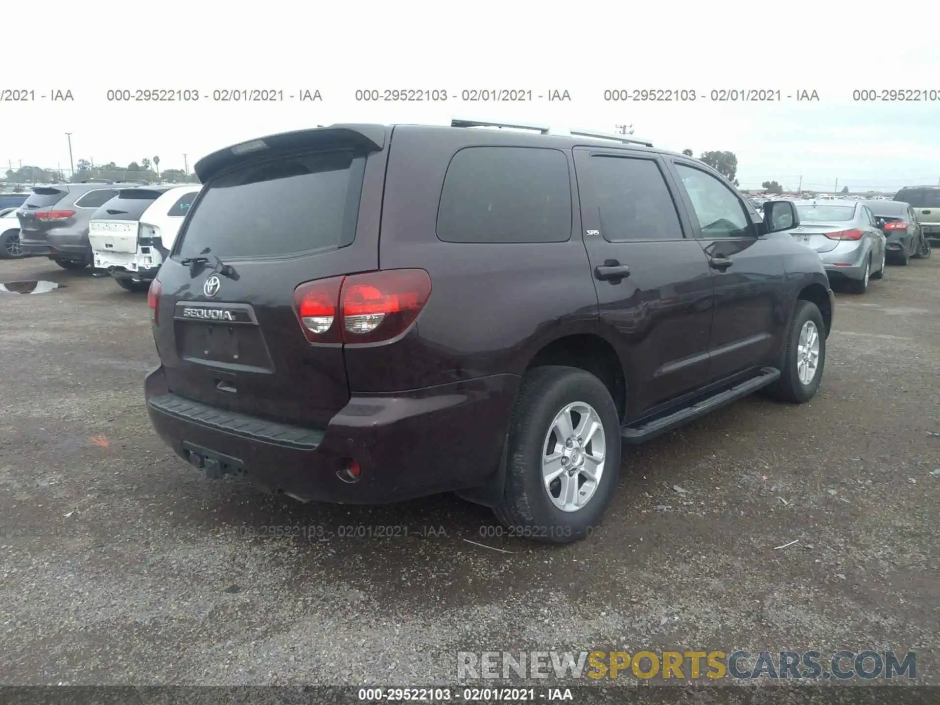 4 Photograph of a damaged car 5TDBY5G16KS173468 TOYOTA SEQUOIA 2019