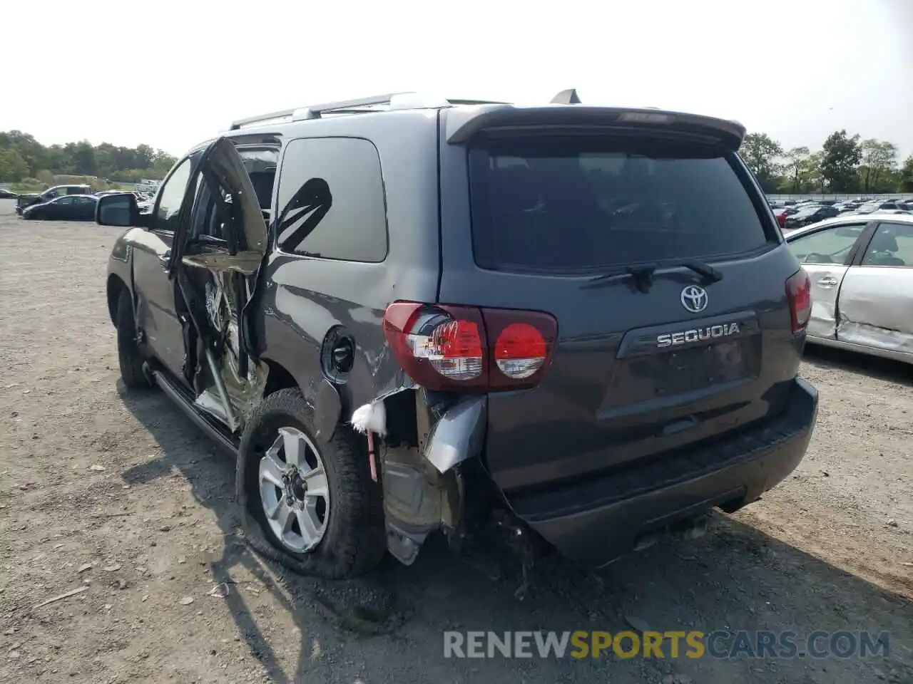 3 Photograph of a damaged car 5TDBY5G16KS173566 TOYOTA SEQUOIA 2019