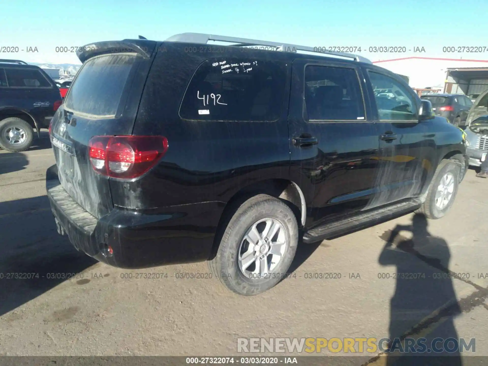 4 Фотография поврежденного автомобиля 5TDBY5G17KS168716 TOYOTA SEQUOIA 2019