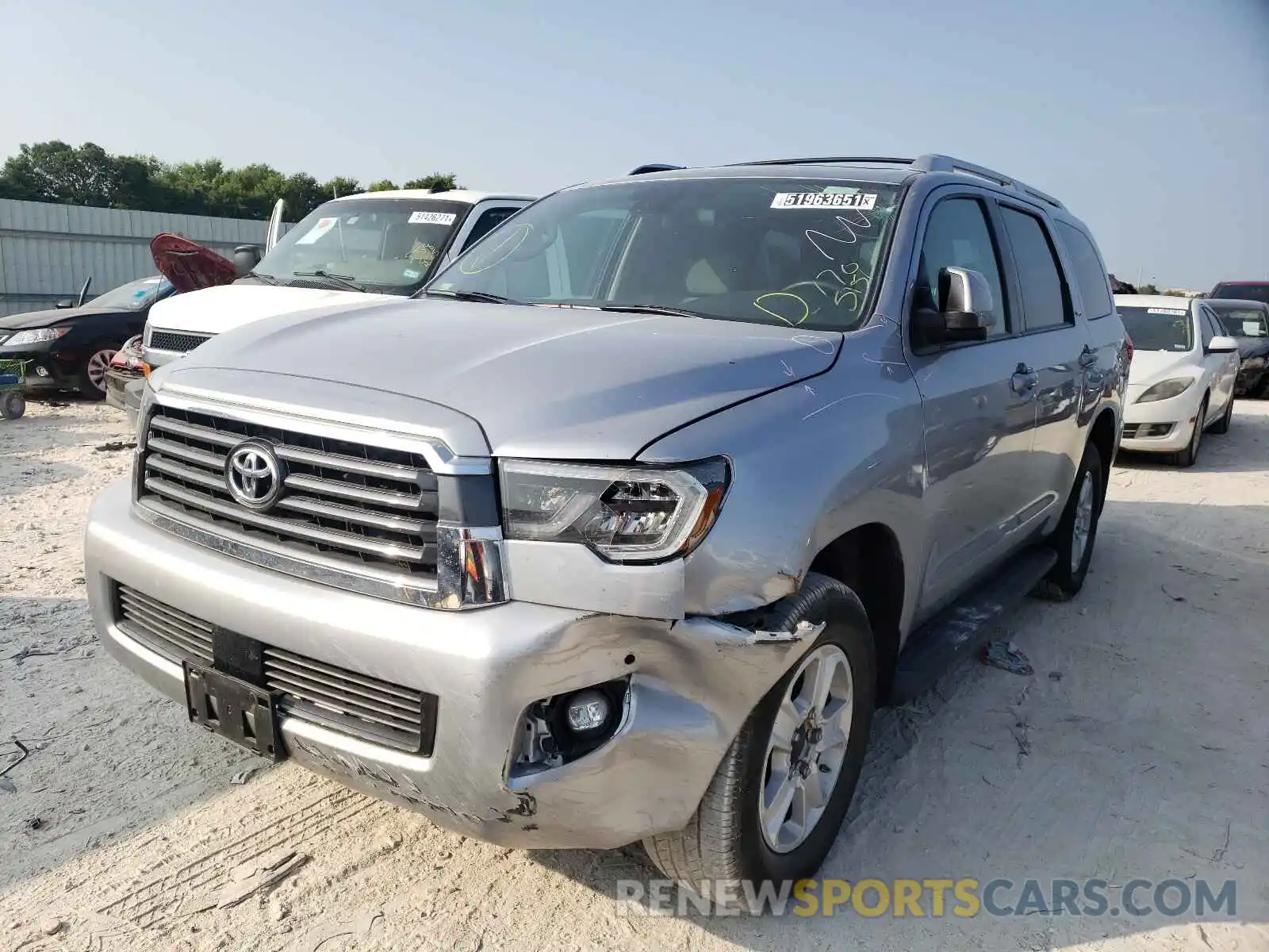 2 Фотография поврежденного автомобиля 5TDBY5G17KS170515 TOYOTA SEQUOIA 2019