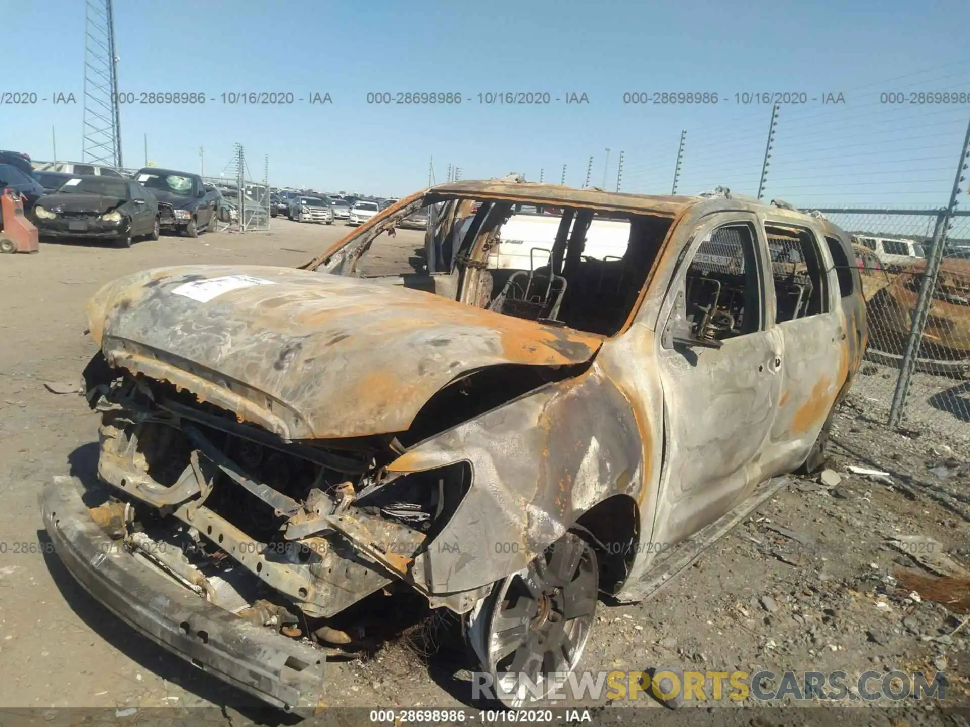 2 Photograph of a damaged car 5TDBY5G17KS171213 TOYOTA SEQUOIA 2019