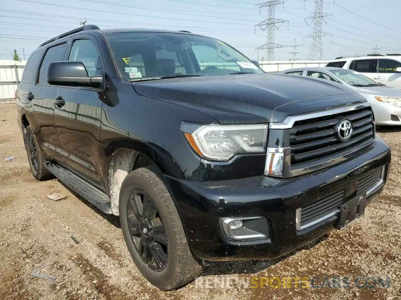 1 Photograph of a damaged car 5TDBY5G17KS171664 TOYOTA SEQUOIA 2019