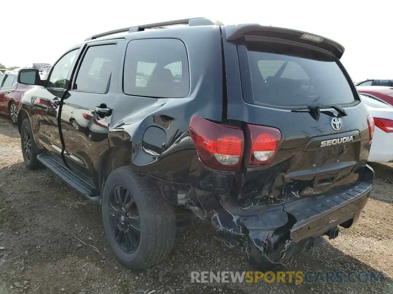 3 Photograph of a damaged car 5TDBY5G17KS171664 TOYOTA SEQUOIA 2019