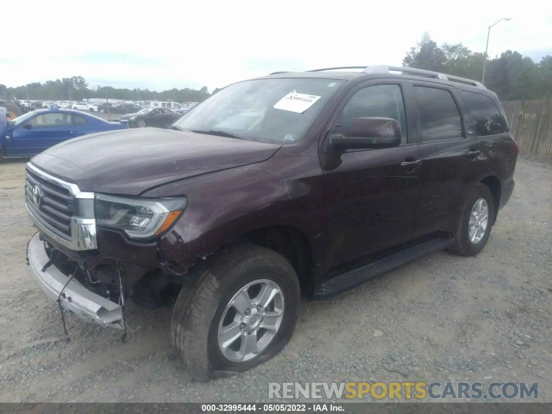 2 Photograph of a damaged car 5TDBY5G18KS168191 TOYOTA SEQUOIA 2019