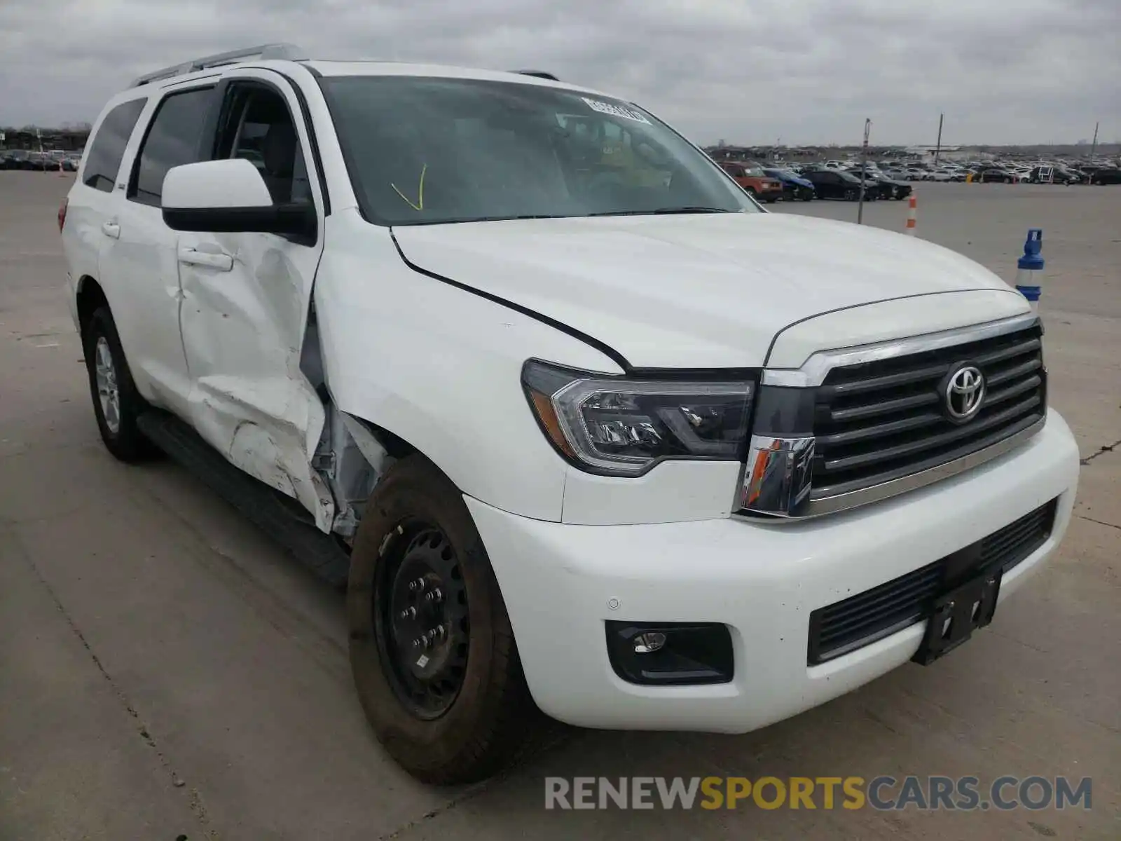 1 Photograph of a damaged car 5TDBY5G18KS170068 TOYOTA SEQUOIA 2019