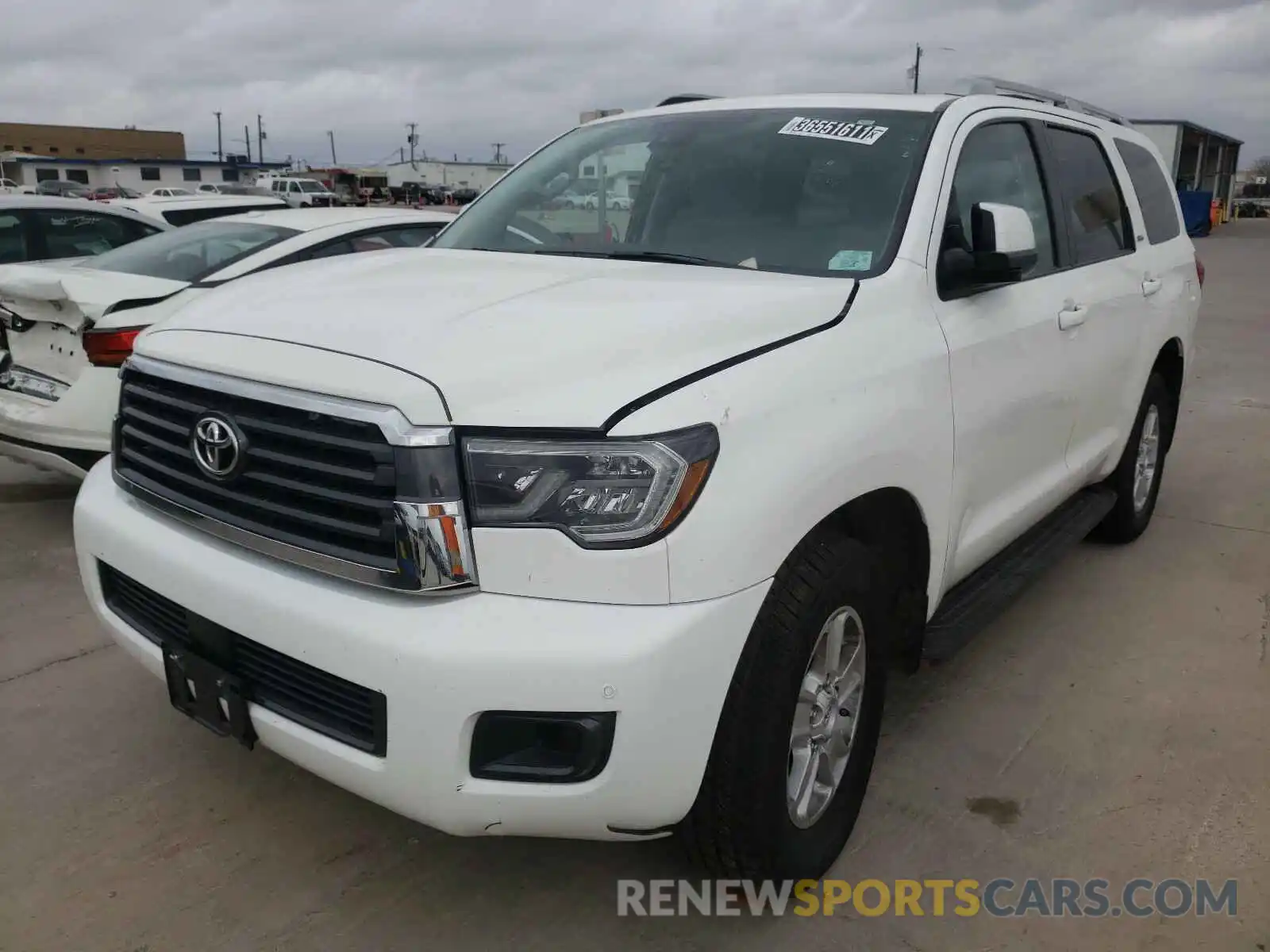 2 Photograph of a damaged car 5TDBY5G18KS170068 TOYOTA SEQUOIA 2019