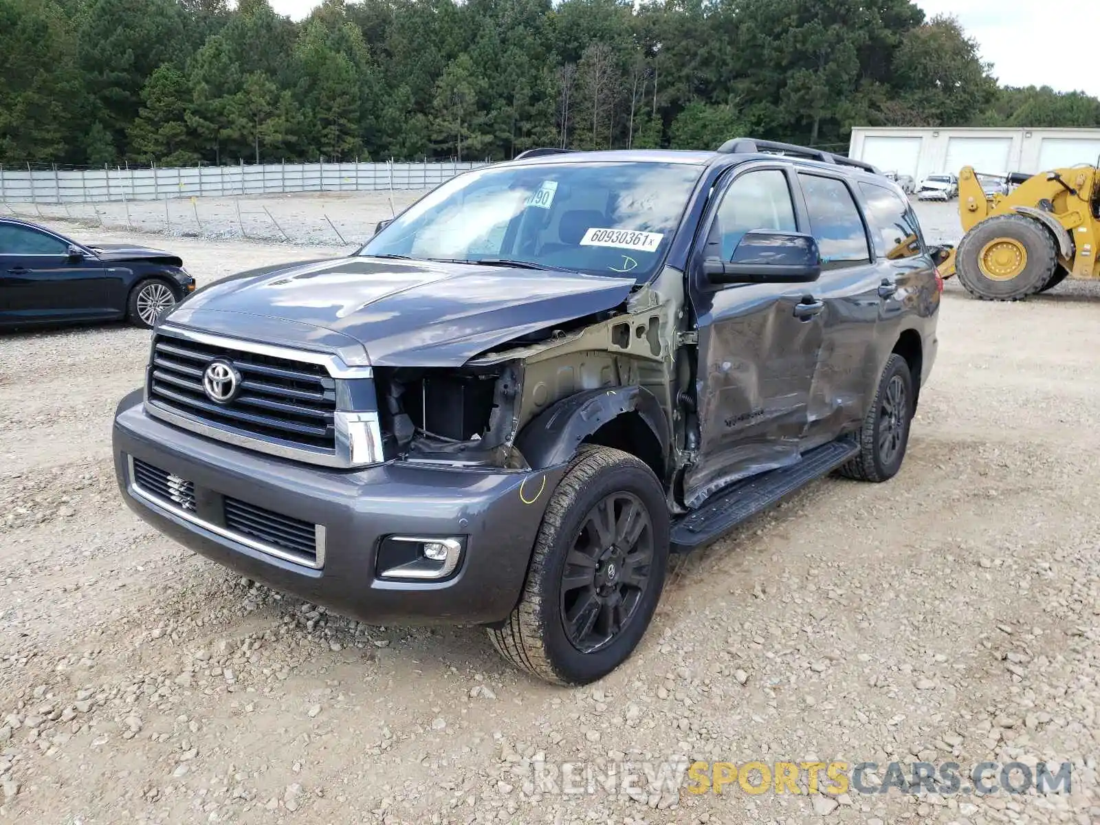 2 Photograph of a damaged car 5TDBY5G18KS174203 TOYOTA SEQUOIA 2019