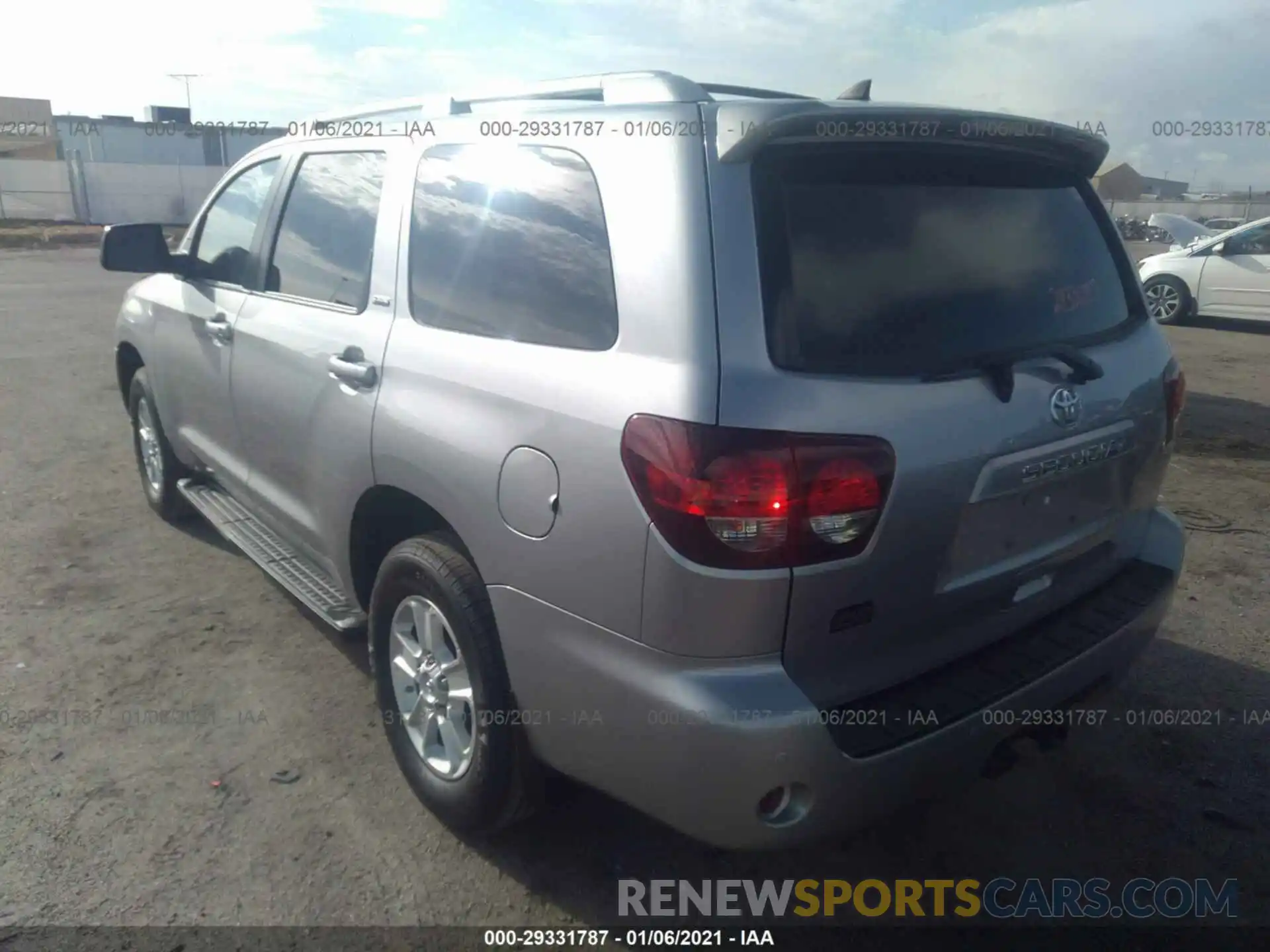 3 Photograph of a damaged car 5TDBY5G19KS166580 TOYOTA SEQUOIA 2019