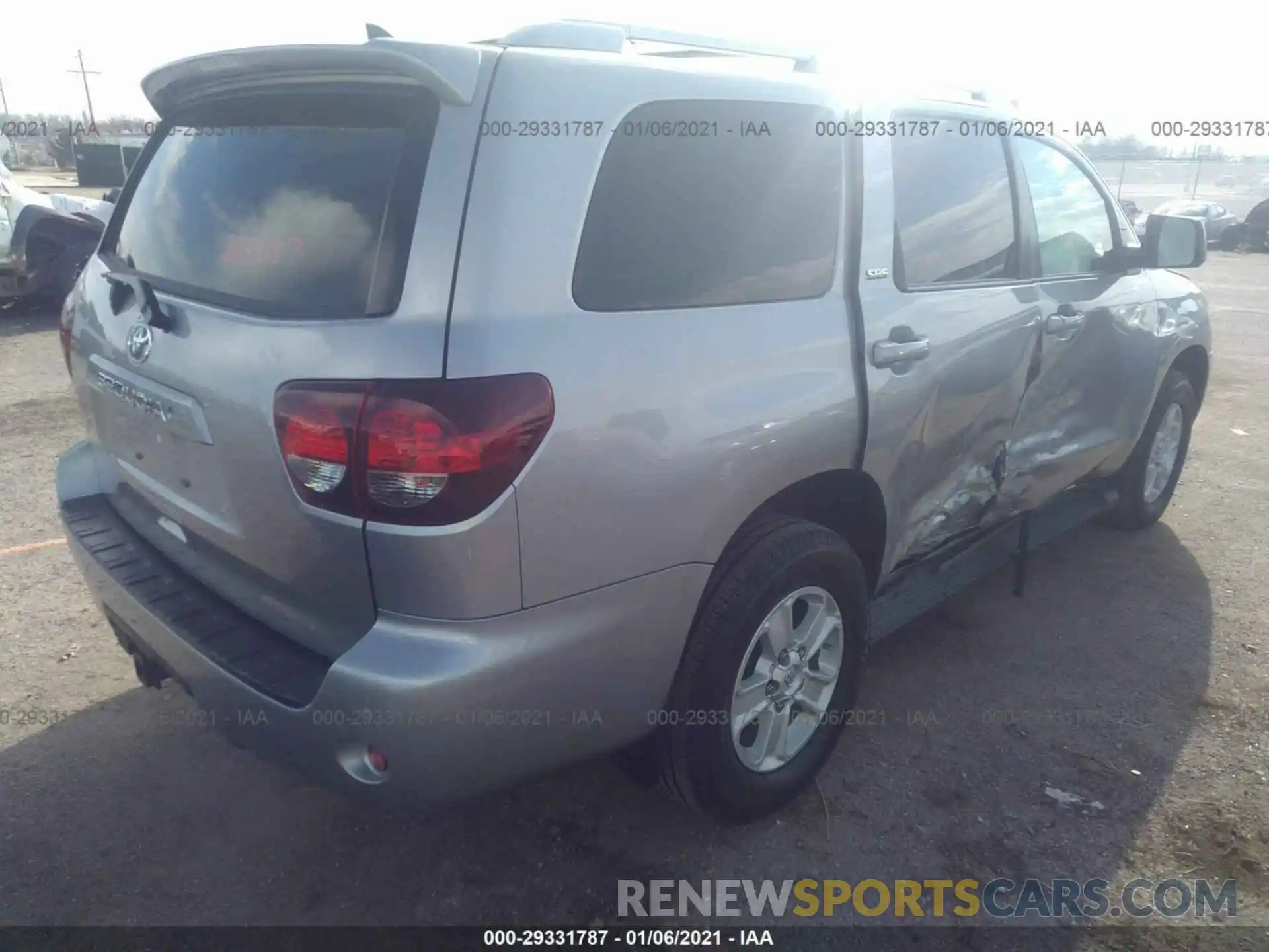 4 Photograph of a damaged car 5TDBY5G19KS166580 TOYOTA SEQUOIA 2019