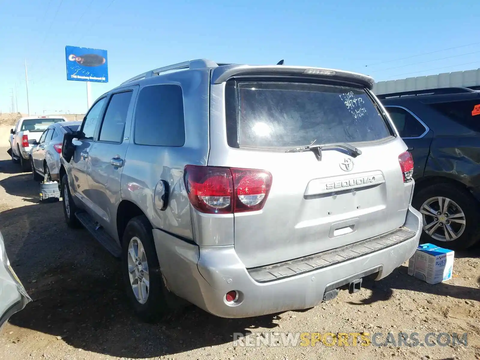 3 Фотография поврежденного автомобиля 5TDBY5G19KS170614 TOYOTA SEQUOIA 2019