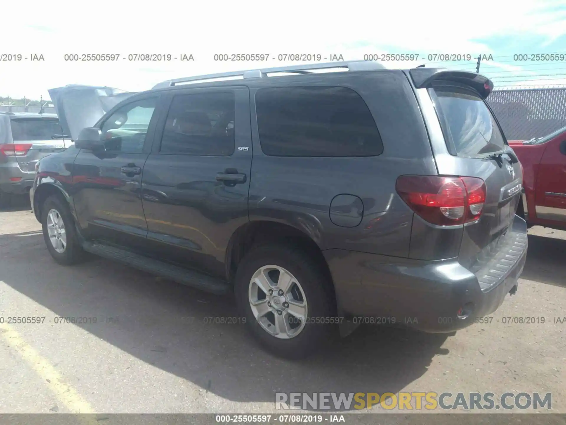 3 Фотография поврежденного автомобиля 5TDBY5G1XKS168628 TOYOTA SEQUOIA 2019