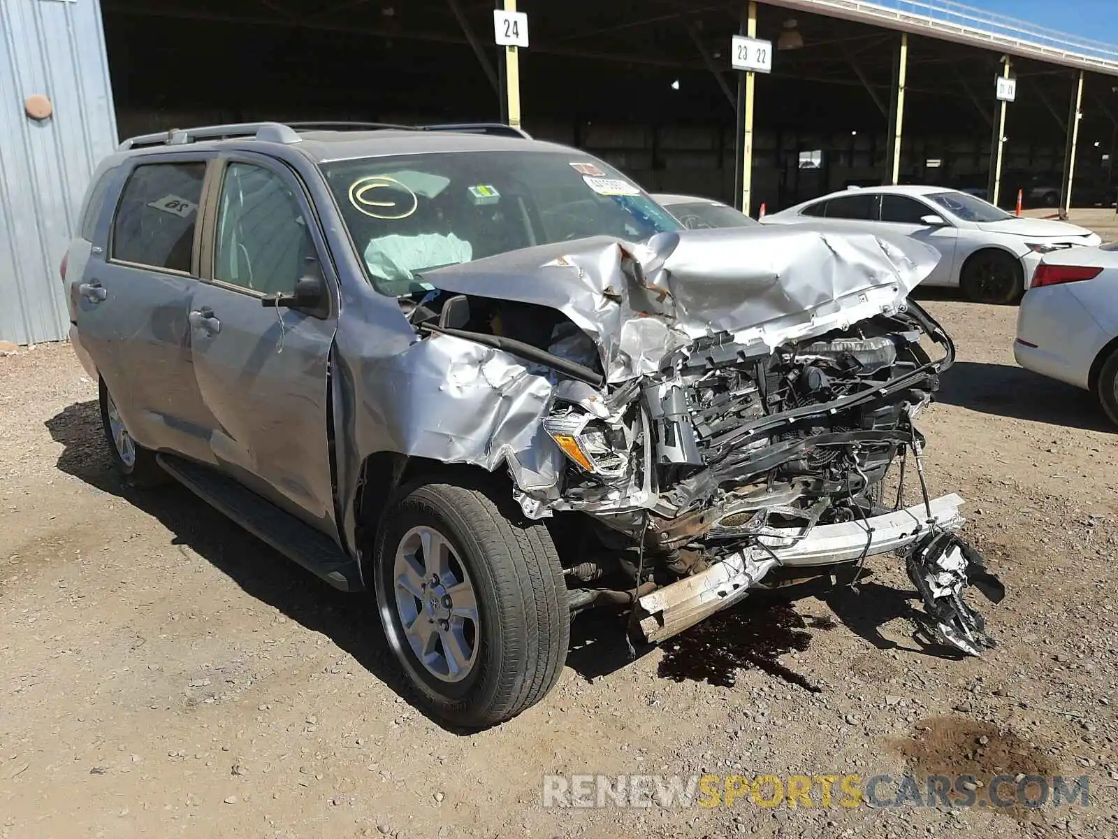 1 Photograph of a damaged car 5TDBY5G1XKS170119 TOYOTA SEQUOIA 2019