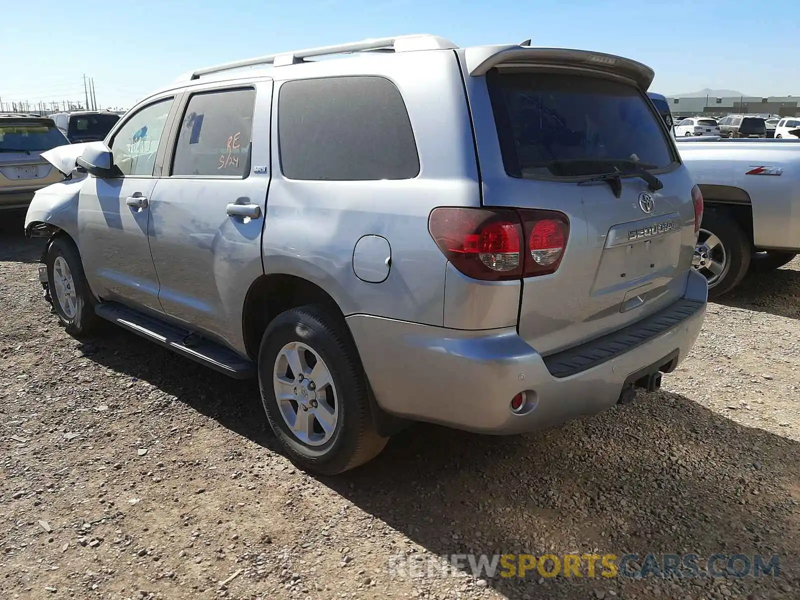 3 Фотография поврежденного автомобиля 5TDBY5G1XKS170119 TOYOTA SEQUOIA 2019