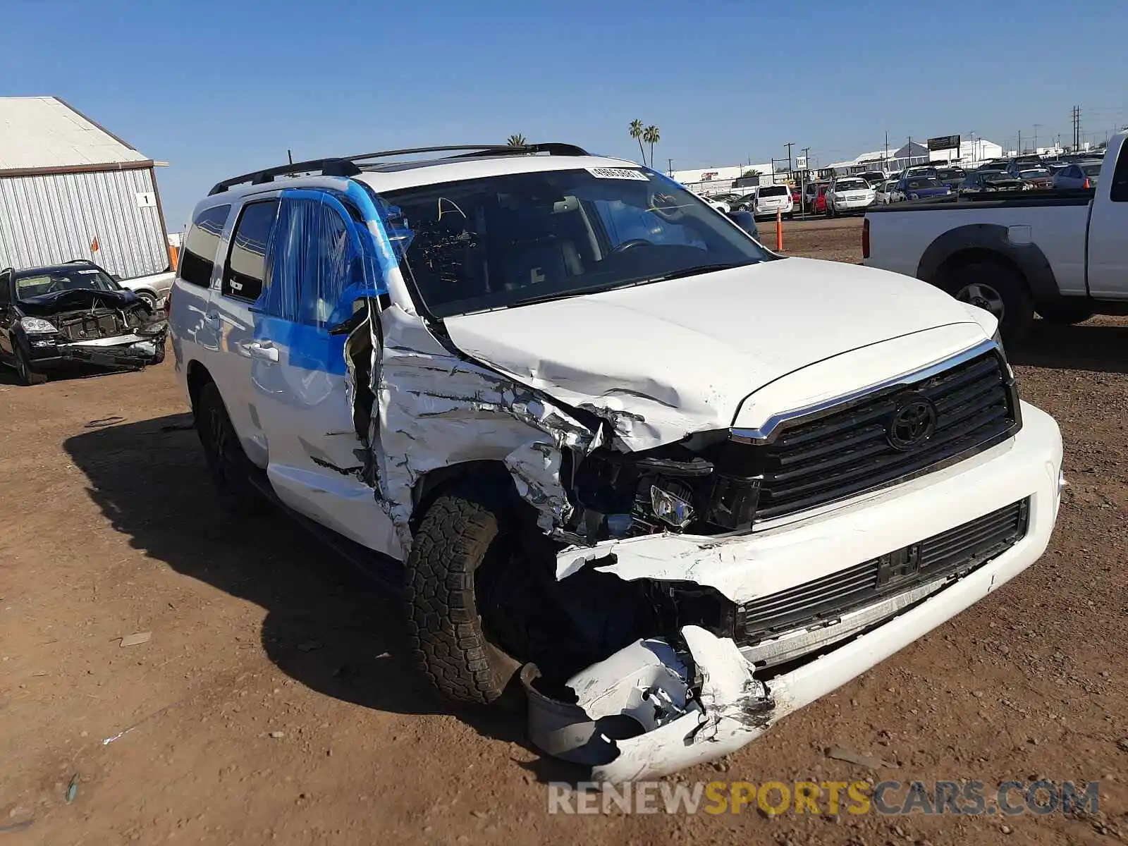 1 Photograph of a damaged car 5TDBY5G1XKS171576 TOYOTA SEQUOIA 2019