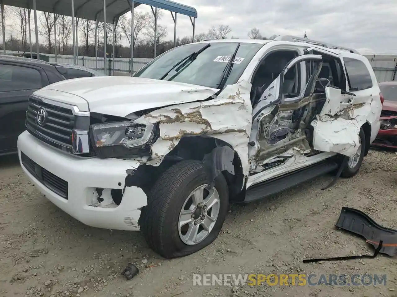 1 Photograph of a damaged car 5TDBY5G1XKS174171 TOYOTA SEQUOIA 2019