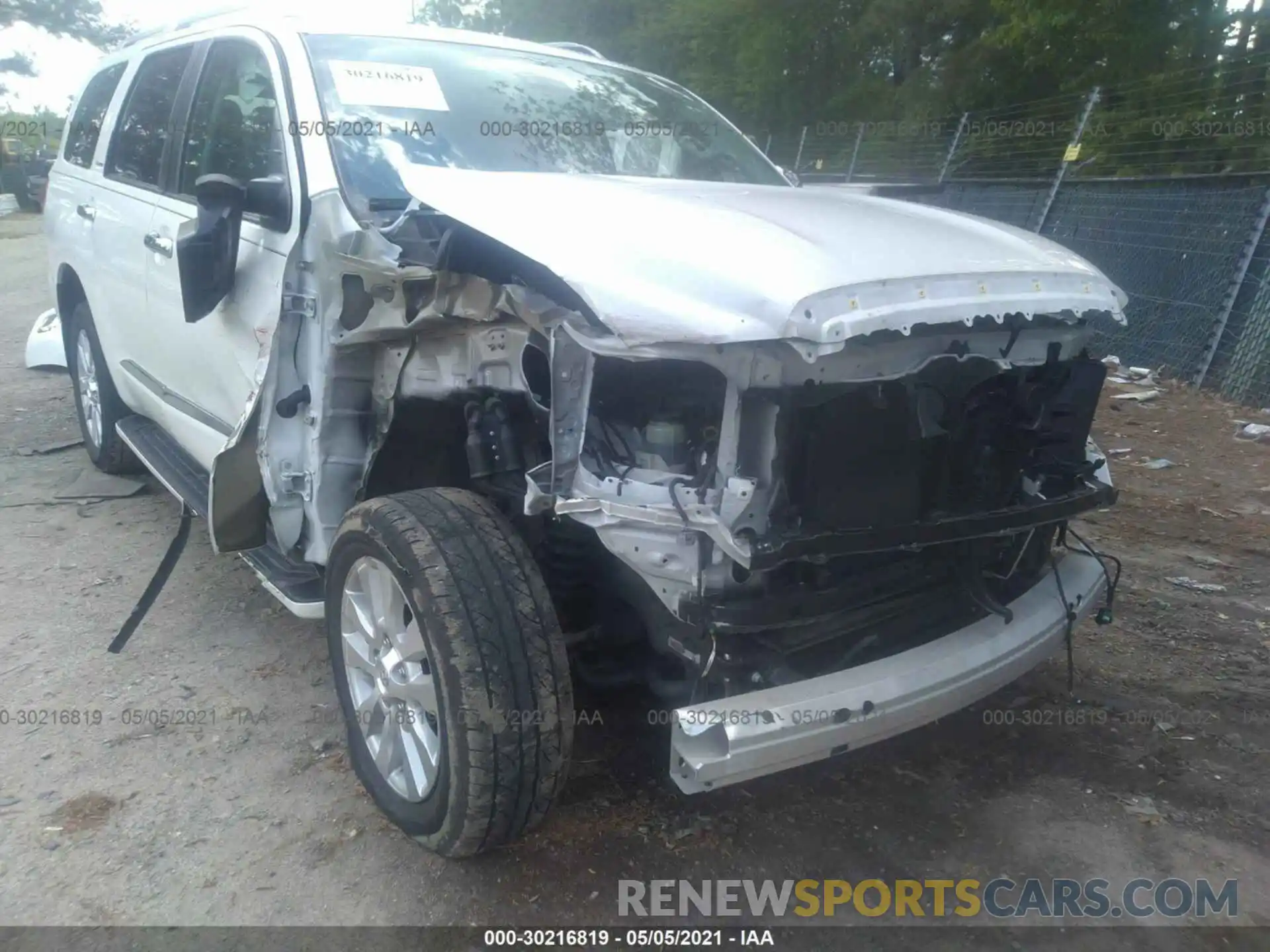 6 Photograph of a damaged car 5TDDY5G11KS166341 TOYOTA SEQUOIA 2019