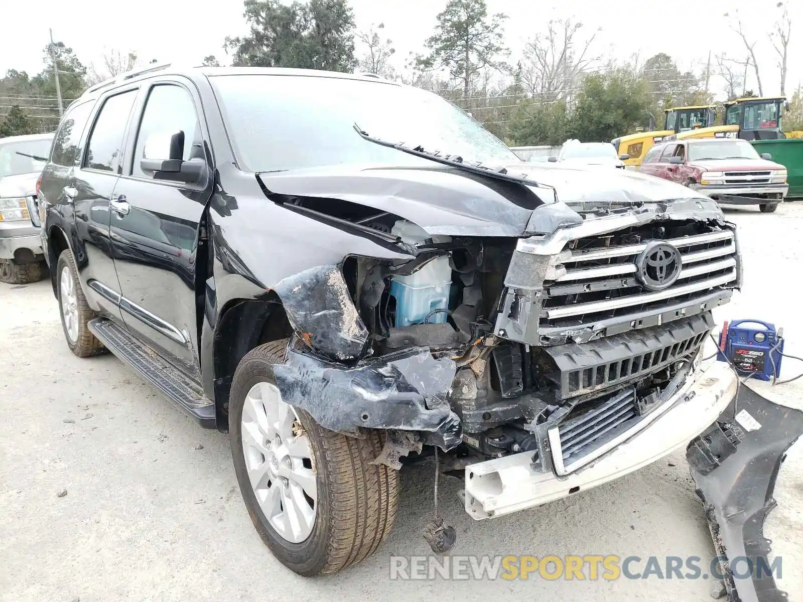 1 Photograph of a damaged car 5TDDY5G11KS167411 TOYOTA SEQUOIA 2019