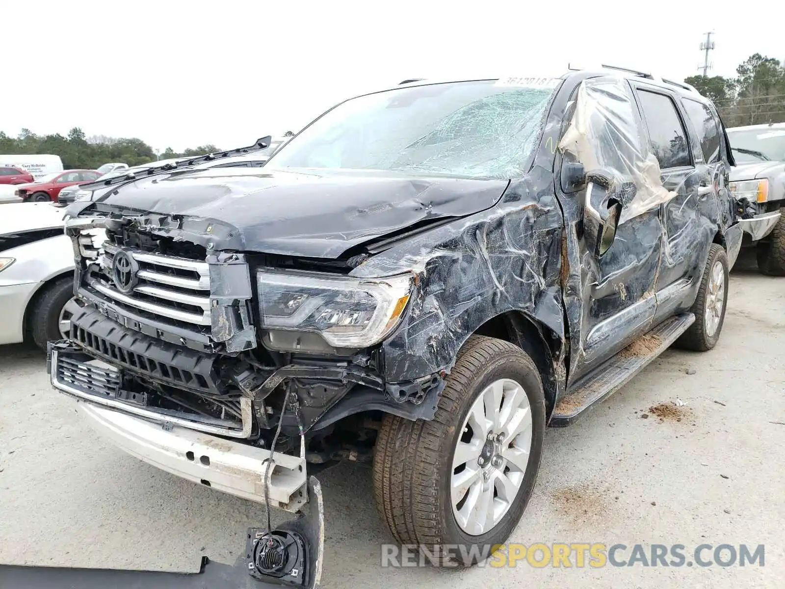 2 Photograph of a damaged car 5TDDY5G11KS167411 TOYOTA SEQUOIA 2019