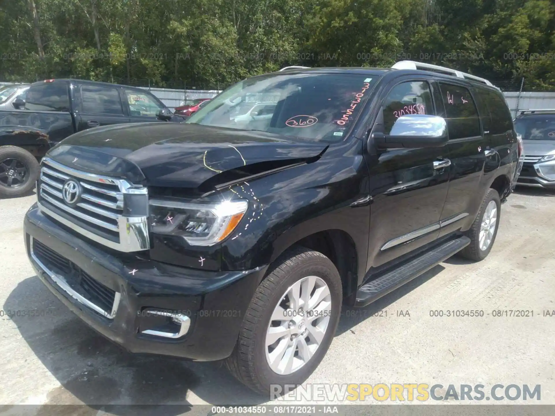 2 Photograph of a damaged car 5TDDY5G11KS172012 TOYOTA SEQUOIA 2019