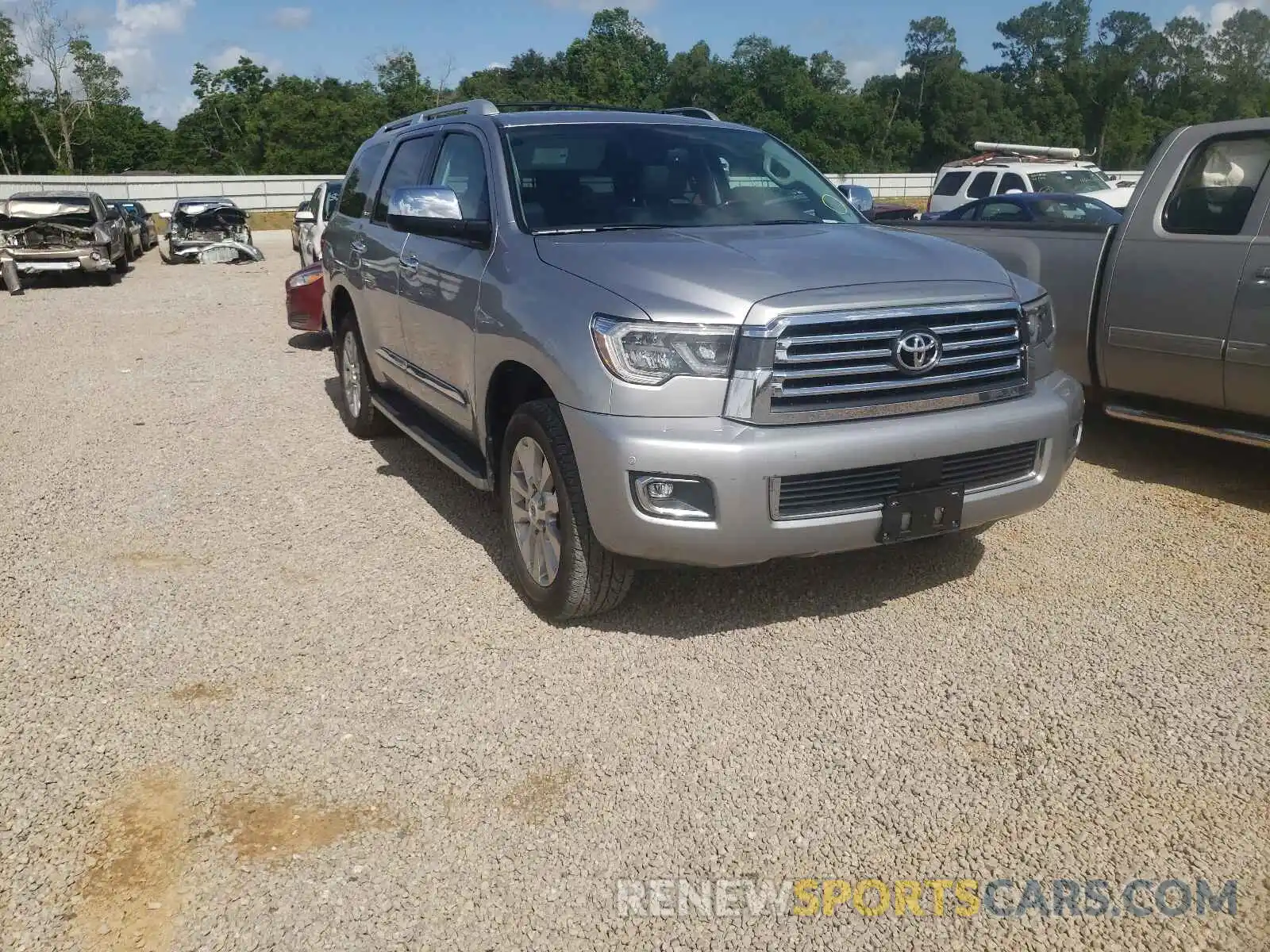 1 Photograph of a damaged car 5TDDY5G11KS173452 TOYOTA SEQUOIA 2019