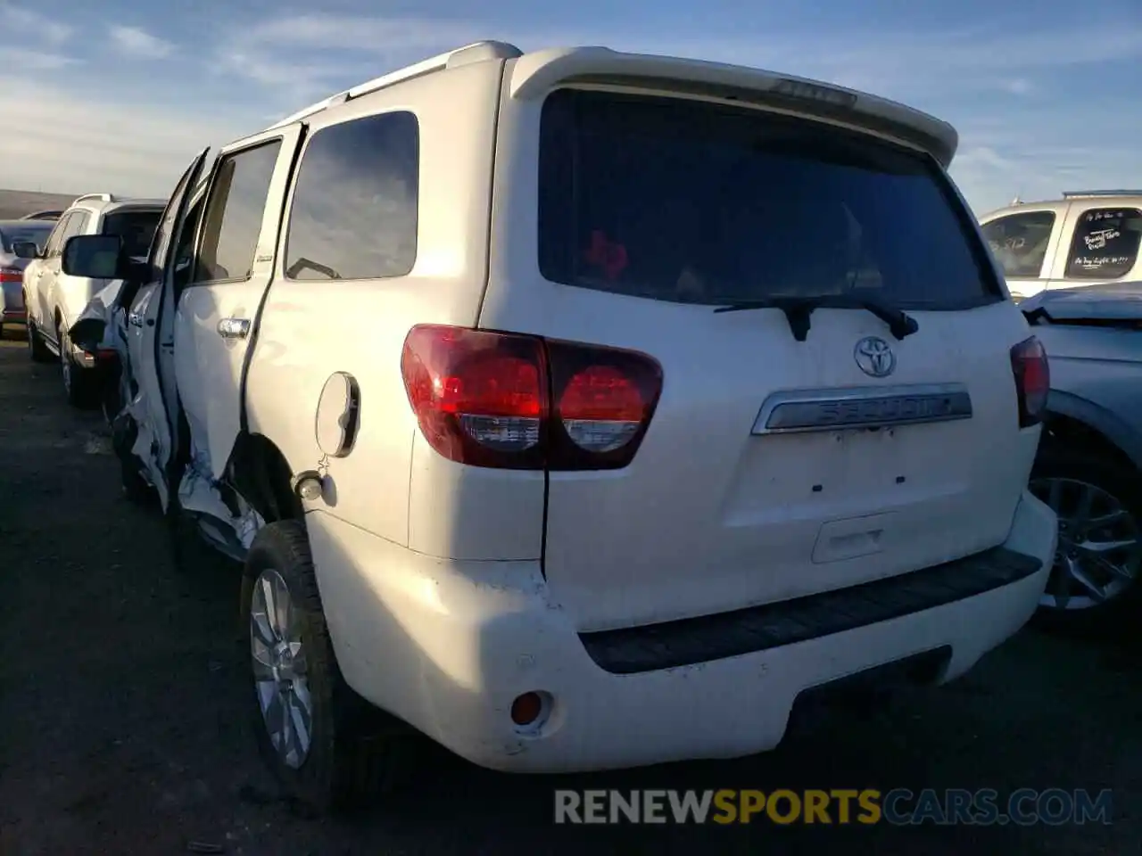 3 Photograph of a damaged car 5TDDY5G12KS166378 TOYOTA SEQUOIA 2019