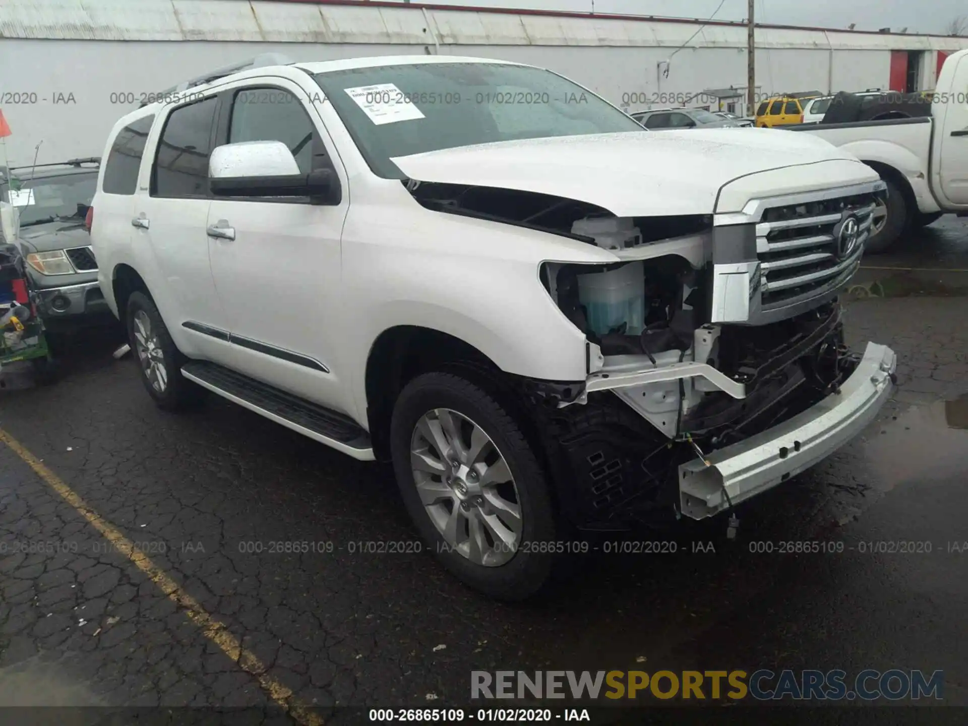 1 Photograph of a damaged car 5TDDY5G14KS173316 TOYOTA SEQUOIA 2019