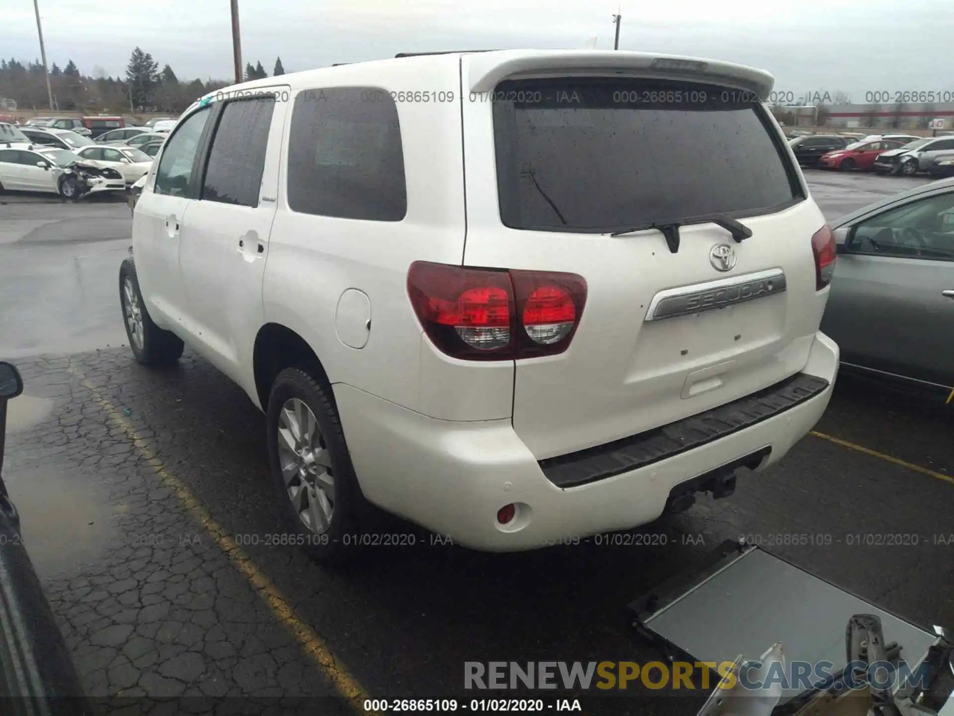 3 Photograph of a damaged car 5TDDY5G14KS173316 TOYOTA SEQUOIA 2019