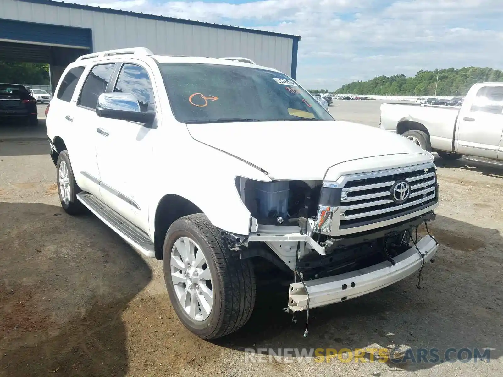1 Photograph of a damaged car 5TDDY5G17KS170717 TOYOTA SEQUOIA 2019