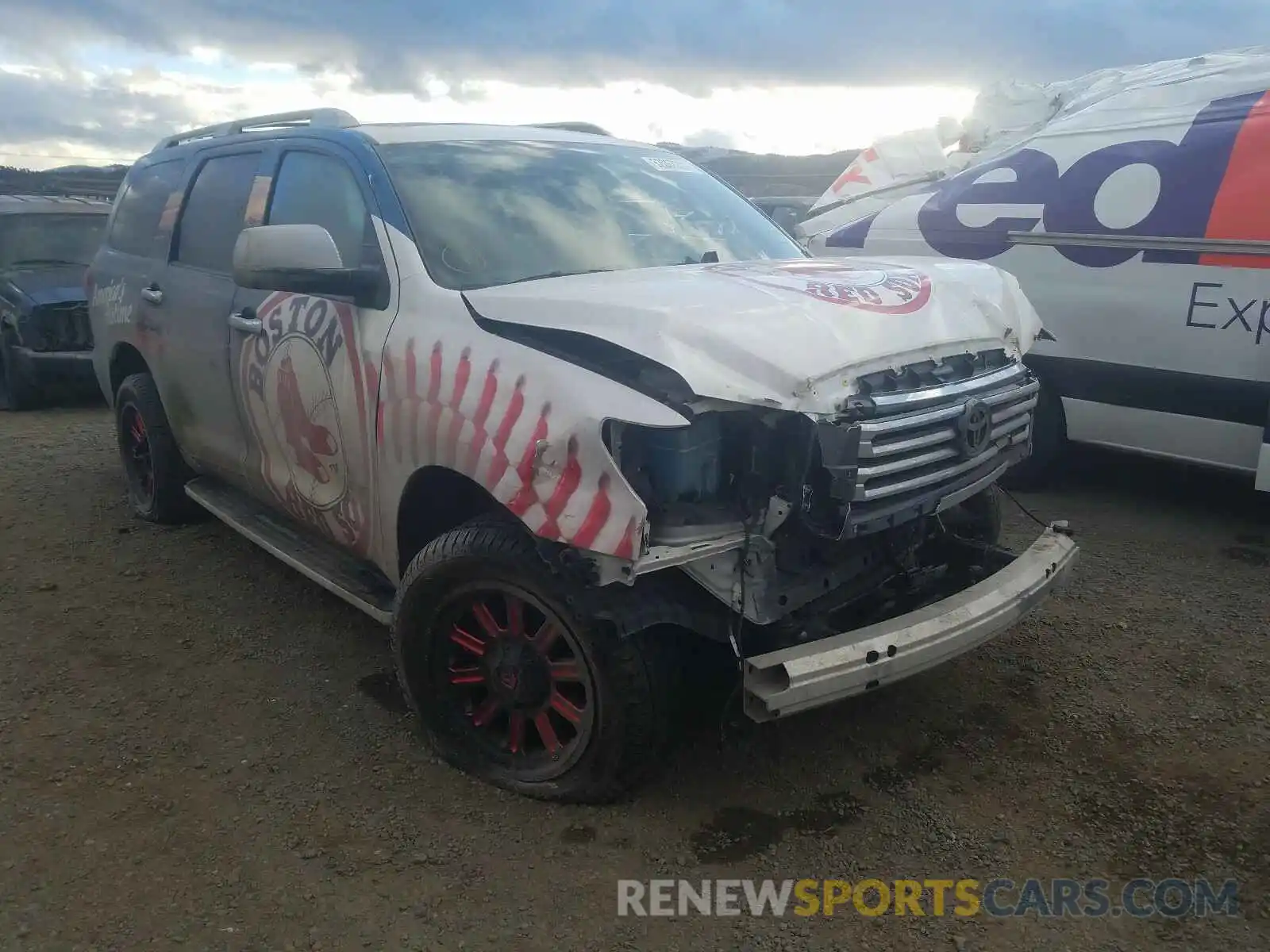 1 Photograph of a damaged car 5TDDY5G18KS168653 TOYOTA SEQUOIA 2019