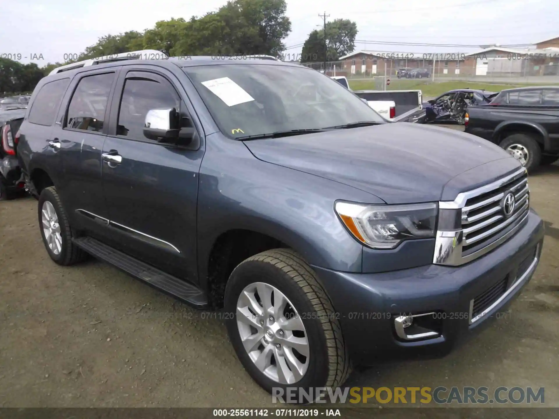 1 Photograph of a damaged car 5TDDY5G19KS165664 TOYOTA SEQUOIA 2019