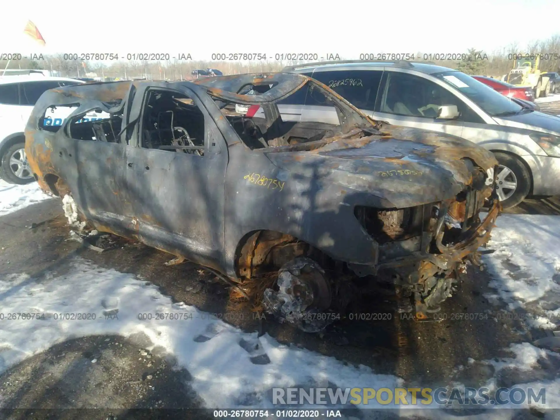 1 Photograph of a damaged car 5TDJY5G10KS168133 TOYOTA SEQUOIA 2019