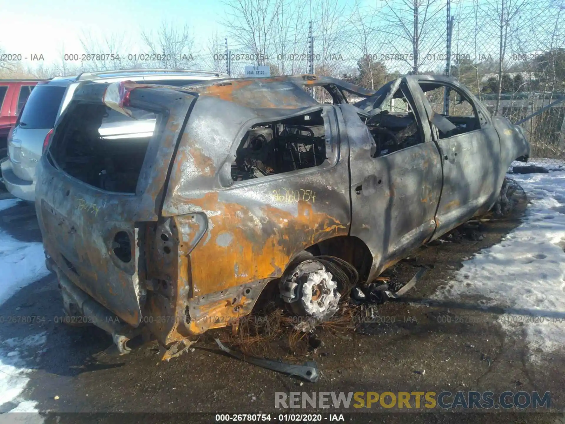 4 Photograph of a damaged car 5TDJY5G10KS168133 TOYOTA SEQUOIA 2019